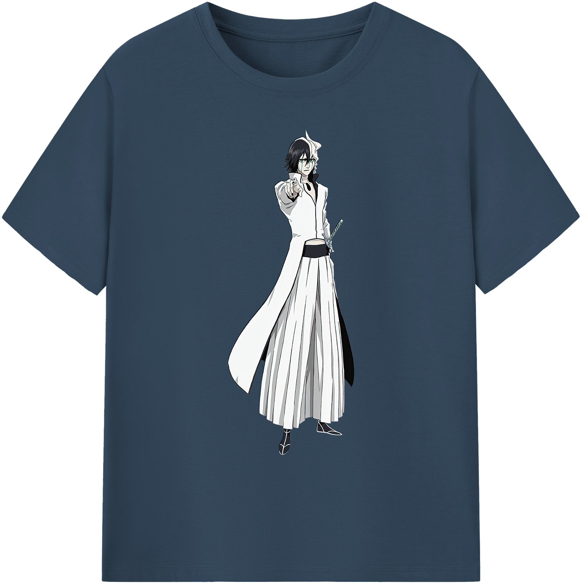 （画像用） ブリーチ ウルキオラ·シファー BLEACH Ulquiorra cifer 綿100％ メンズ半袖Tシャツ｜肌触りやわらか＆通気性