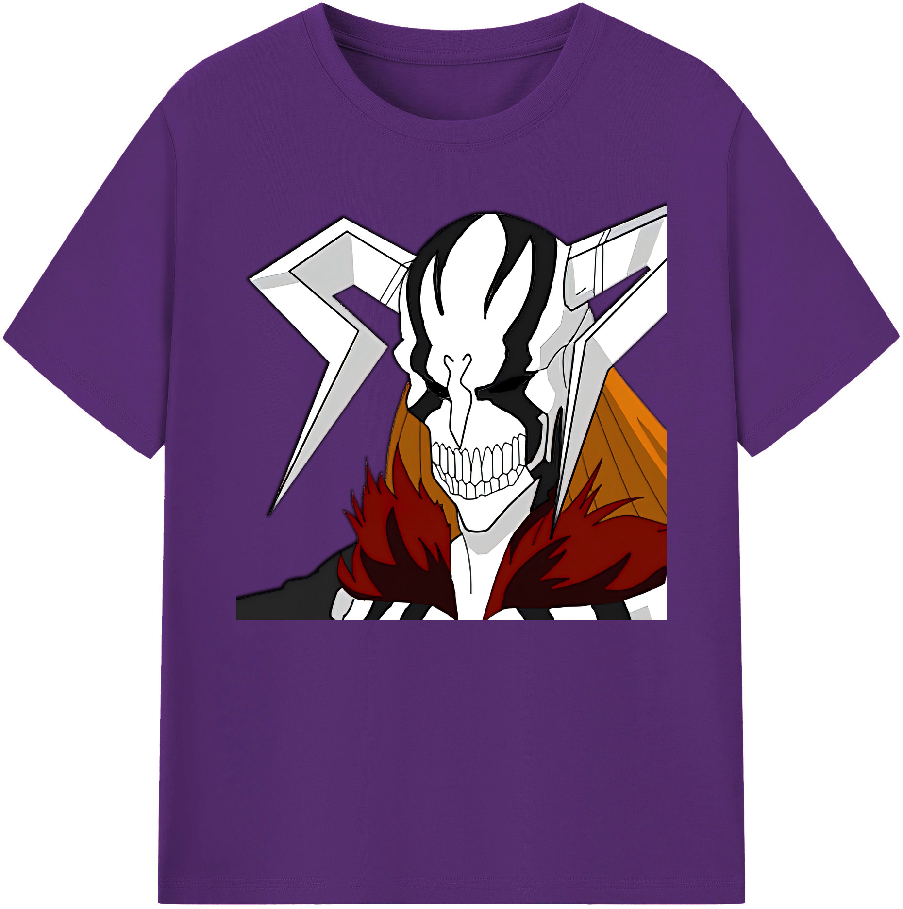 （画像用） ブリーチ 黒崎一護（くろさき いちご）BLEACH Kurosaki Ichigo 綿100％ メンズ半袖Tシャツ｜肌触りやわらか＆通気性