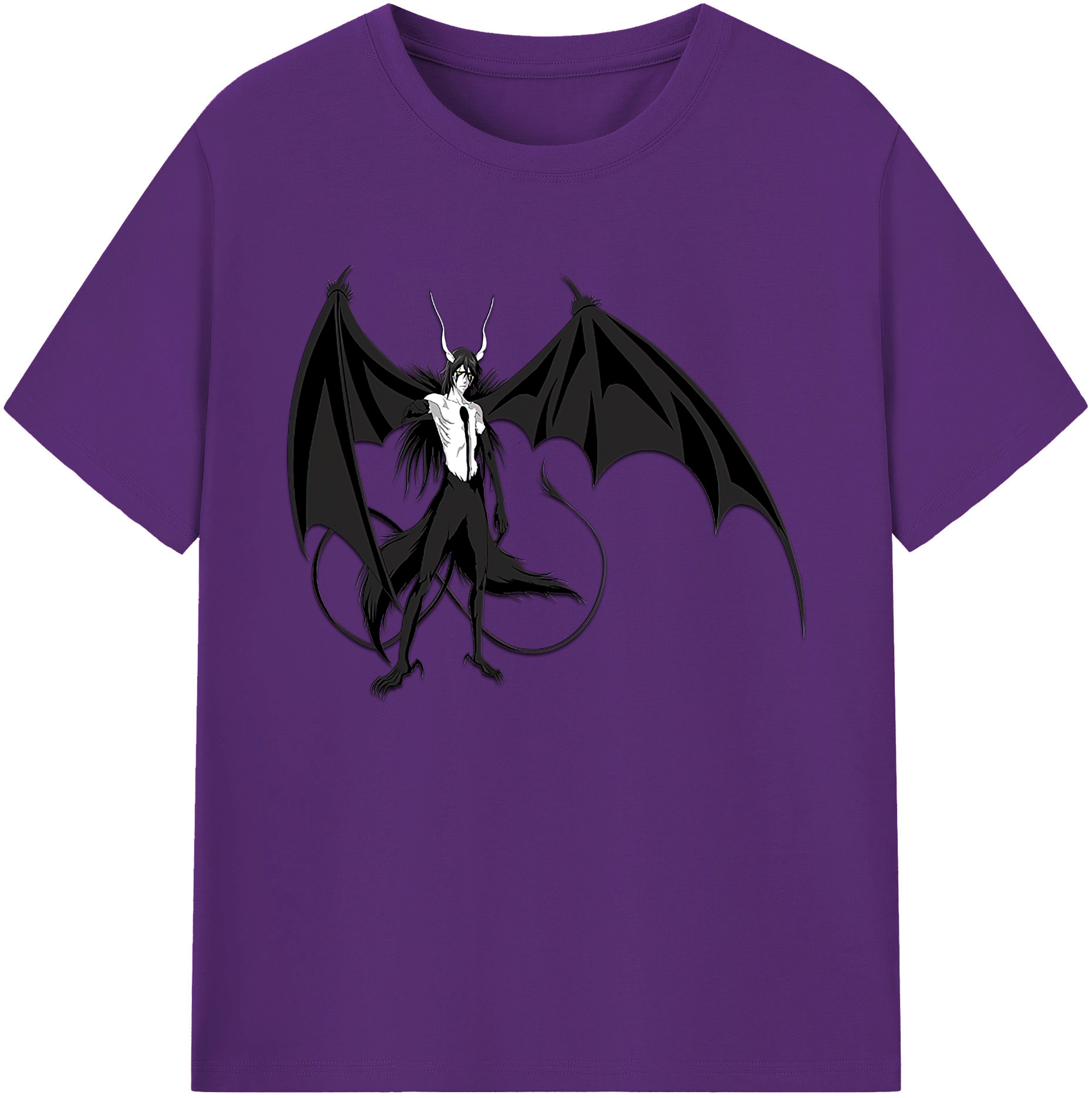 （画像用） ブリーチ ウルキオラ·シファー BLEACH Ulquiorra cifer 綿100％ メンズ半袖Tシャツ｜肌触りやわらか＆通気性