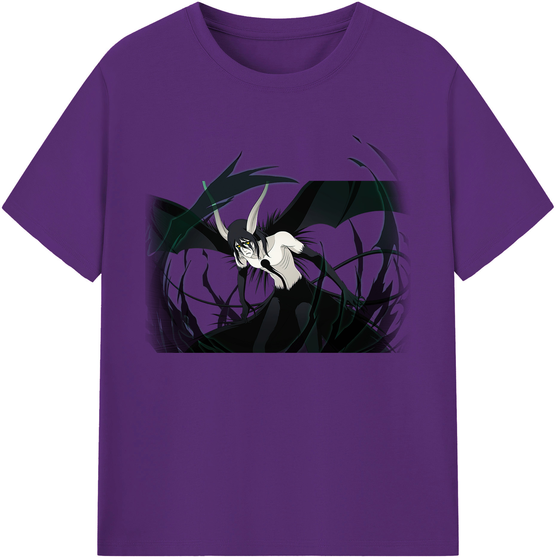 （画像用） ブリーチ ウルキオラ·シファー BLEACH Ulquiorra cifer 綿100％ メンズ半袖Tシャツ｜肌触りやわらか＆通気性