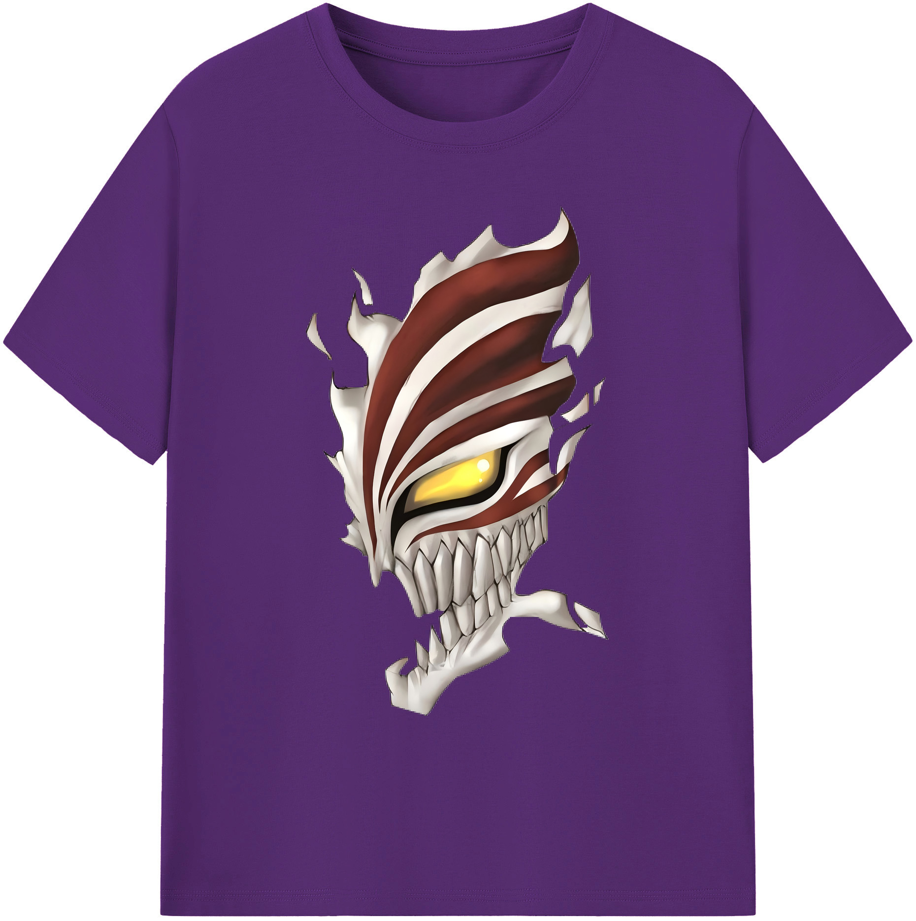 （画像用） ブリーチ 黒崎一護（くろさき いちご）BLEACH Kurosaki Ichigo 綿100％ メンズ半袖Tシャツ｜肌触りやわらか＆通気性