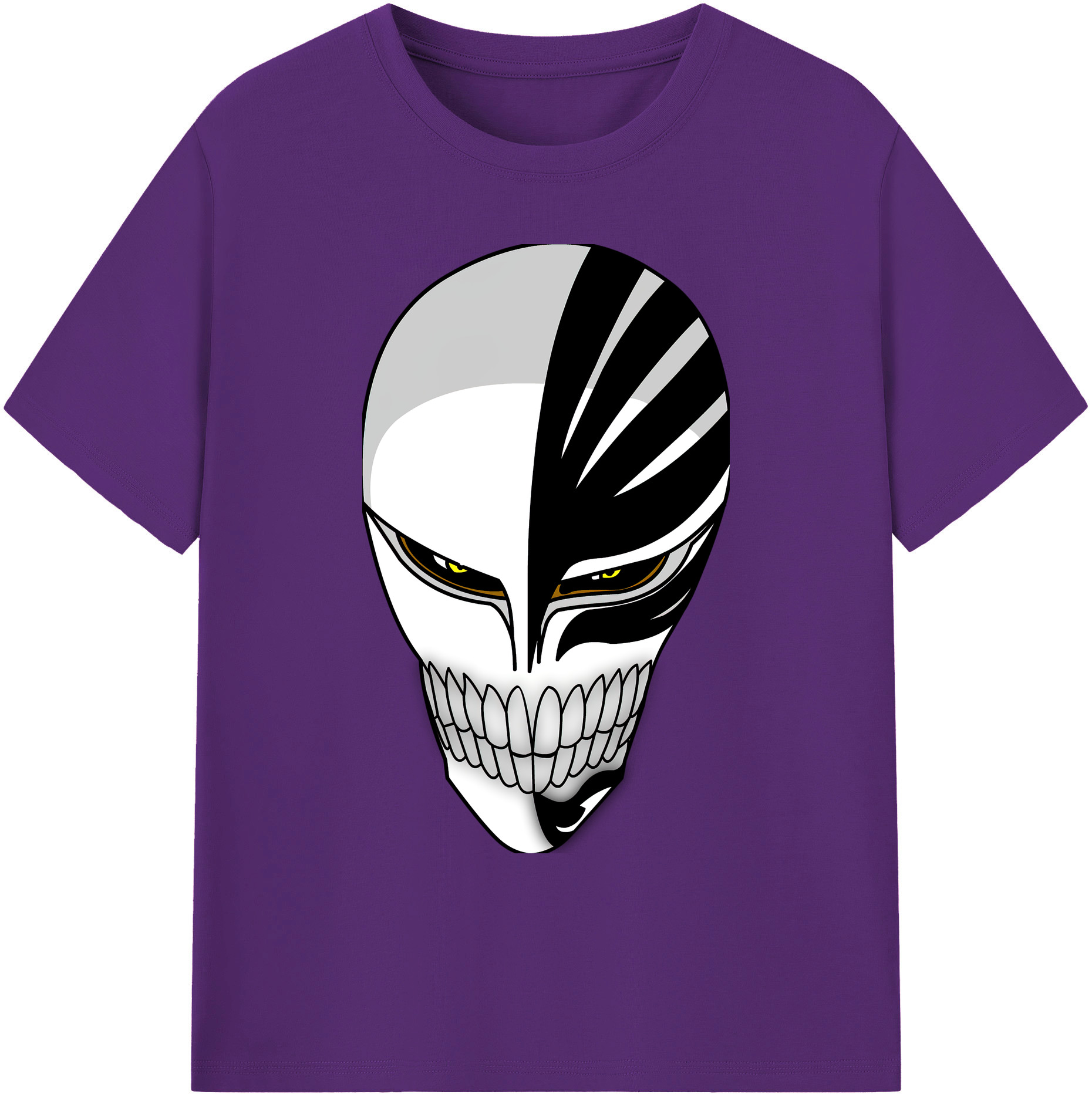 （画像用） ブリーチ 黒崎一護（くろさき いちご）BLEACH Kurosaki Ichigo 綿100％ メンズ半袖Tシャツ｜肌触りやわらか＆通気性