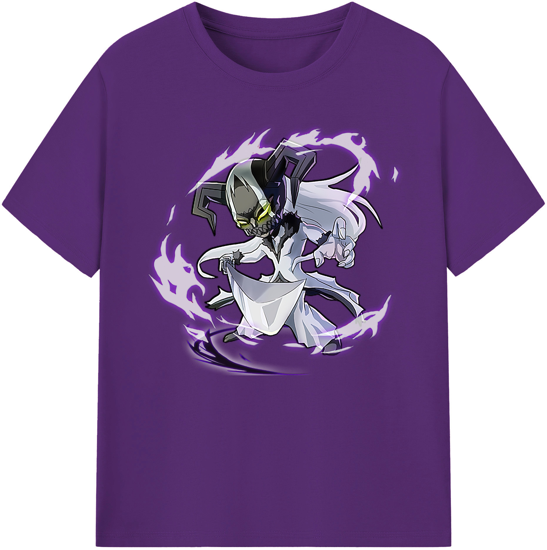 （画像用） ブリーチ 黒崎一護（くろさき いちご）BLEACH Kurosaki Ichigo 綿100％ メンズ半袖Tシャツ｜肌触りやわらか＆通気性