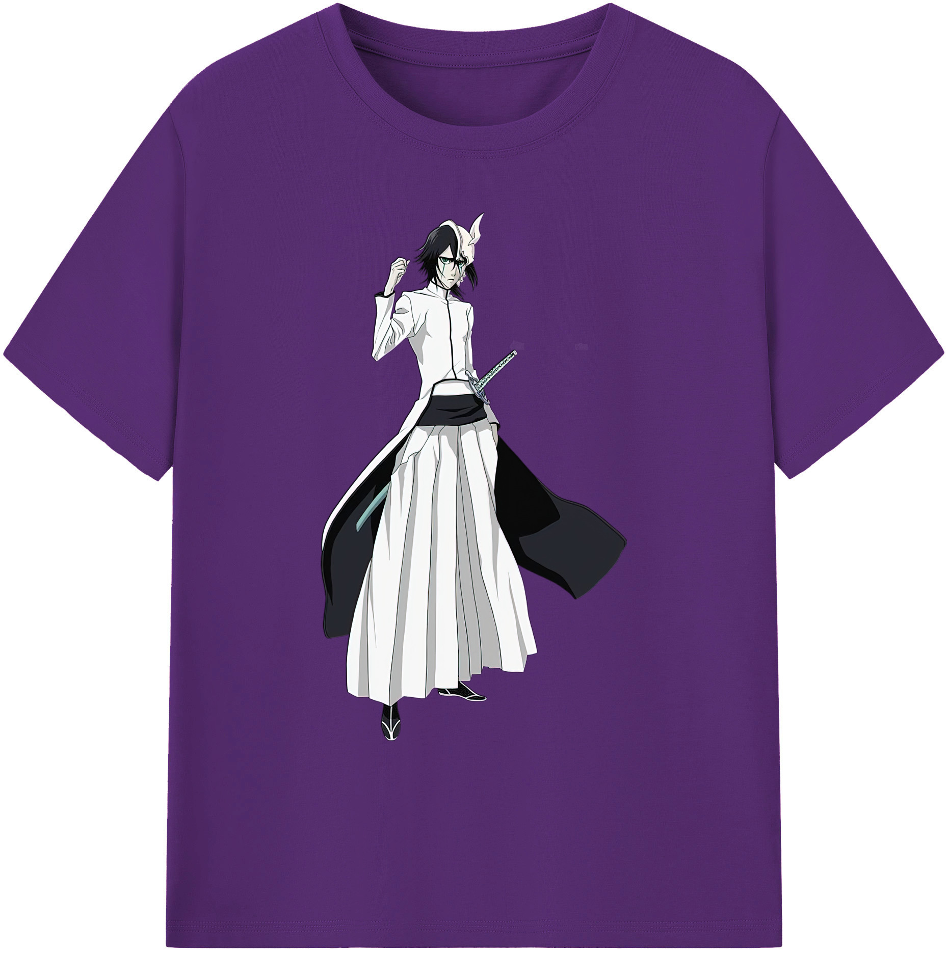 （画像用） ブリーチ ウルキオラ·シファー BLEACH Ulquiorra cifer 綿100％ メンズ半袖Tシャツ｜肌触りやわらか＆通気性