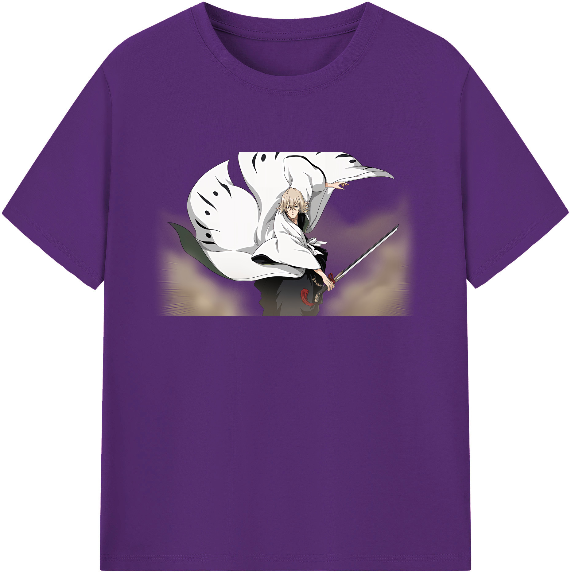 （画像用） "ブリーチ 浦原 喜助（うらはら きすけ） BLEACH Urahara Kisuke " 綿100％ メンズ半袖Tシャツ｜肌触りやわらか＆通気性