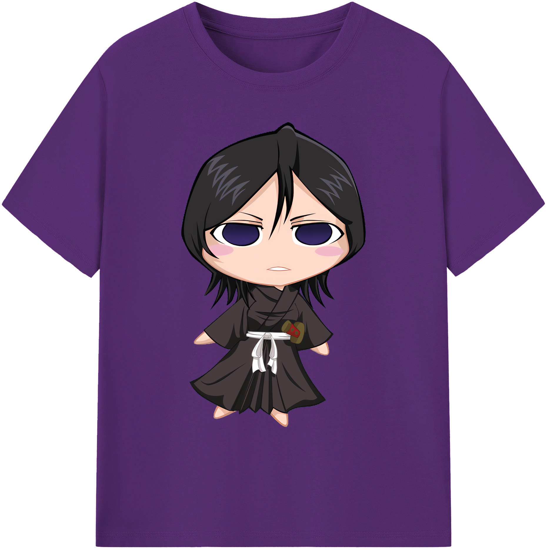 （画像用） ブリーチ 朽木ルキア BLEACH Kuchiki Rukia 綿100％ メンズ半袖Tシャツ｜肌触りやわらか＆通気性
