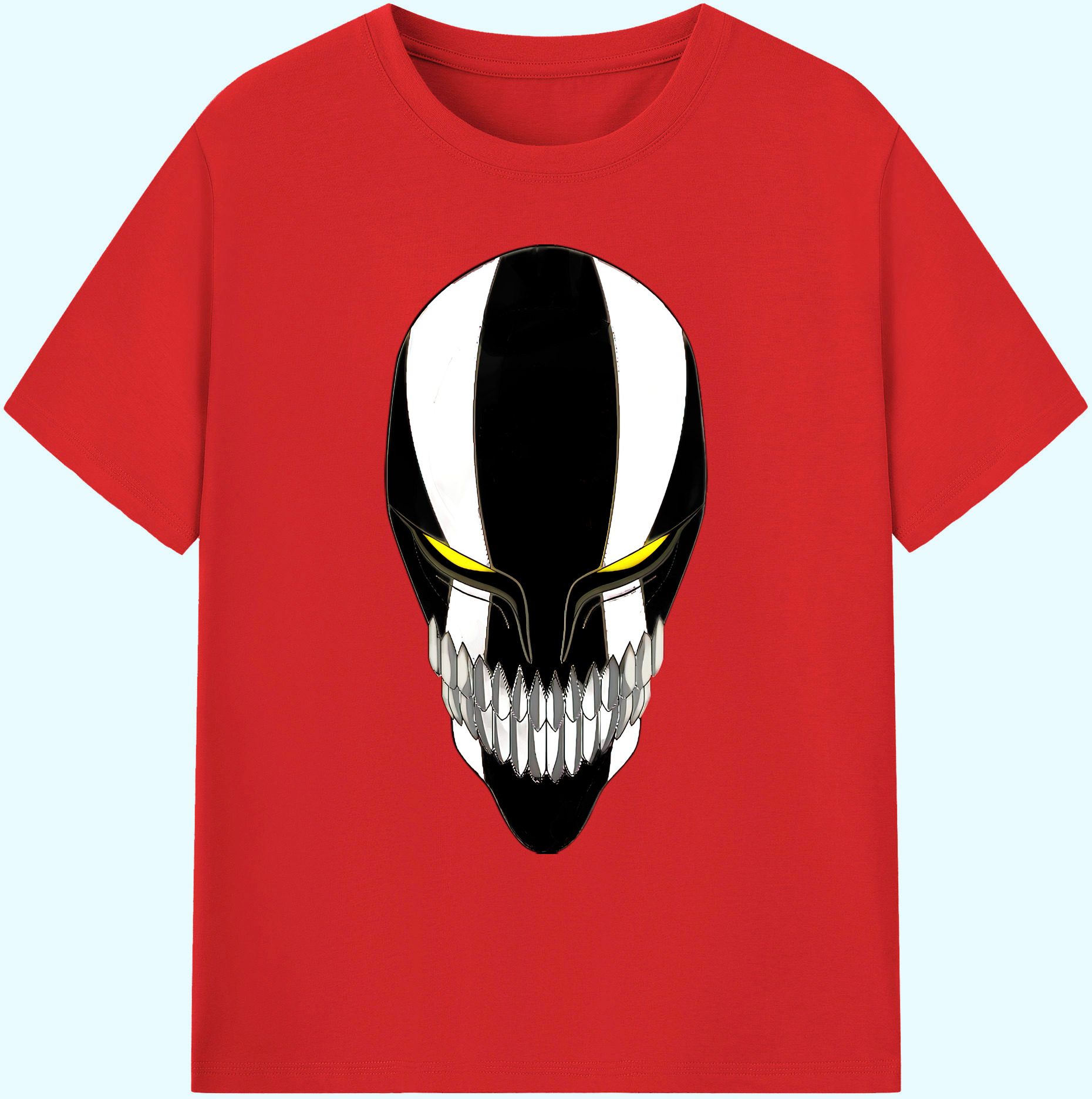（画像用） ブリーチ 黒崎一護（くろさき いちご）BLEACH Kurosaki Ichigo 綿100％ メンズ半袖Tシャツ｜肌触りやわらか＆通気性