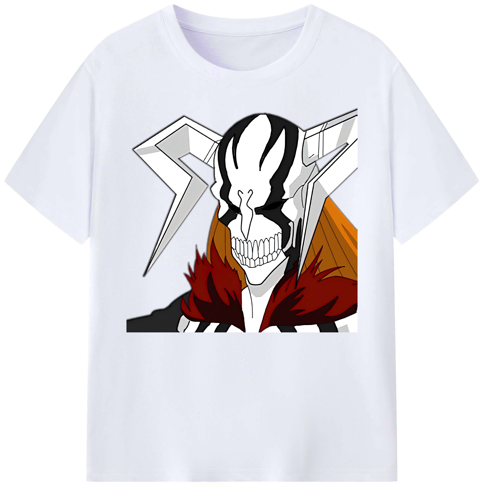 （画像用） ブリーチ 黒崎一護（くろさき いちご）BLEACH Kurosaki Ichigo 綿100％ メンズ半袖Tシャツ｜肌触りやわらか＆通気性
