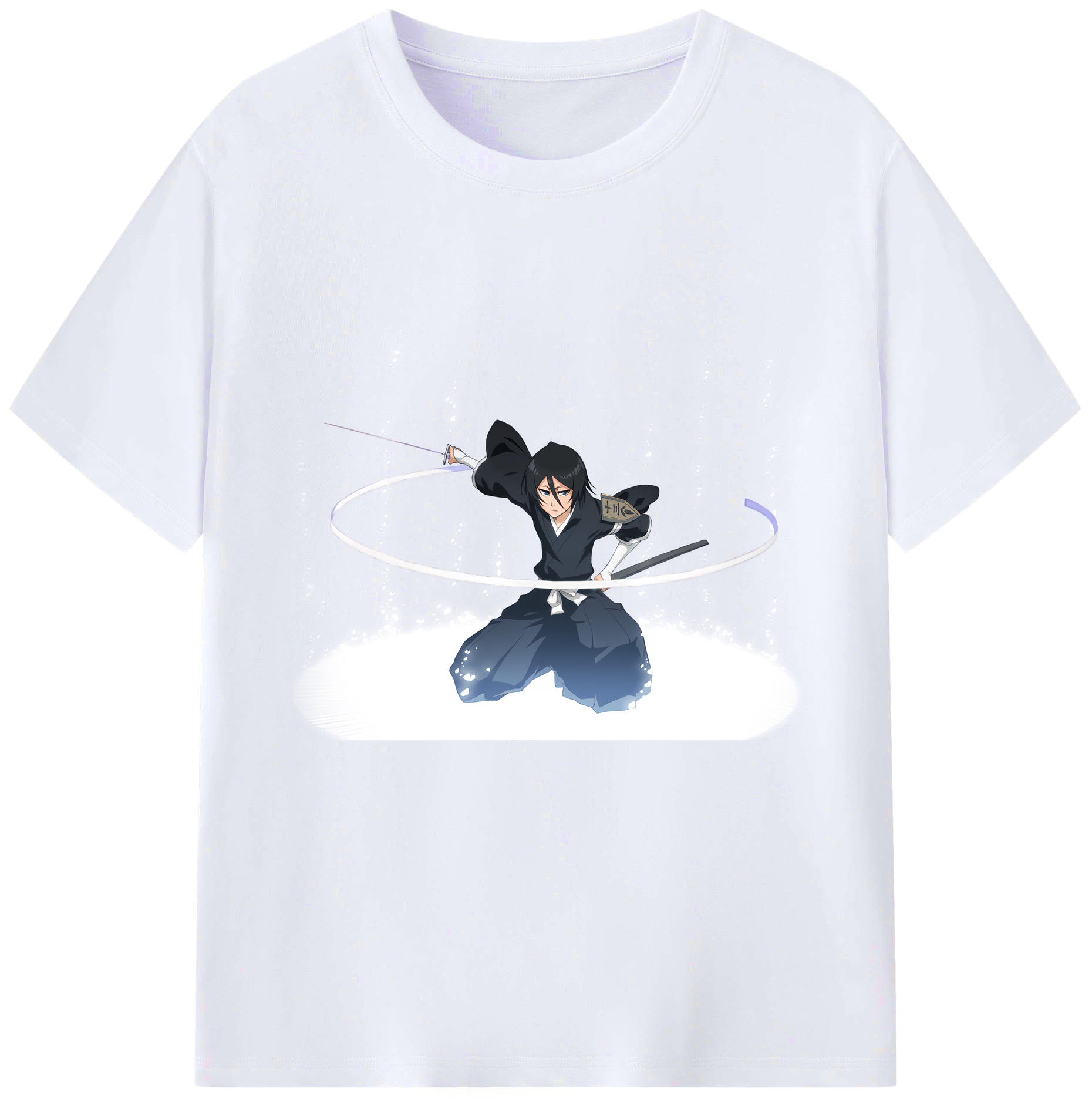 （画像用） ブリーチ 朽木ルキア BLEACH Kuchiki Rukia 綿100％ メンズ半袖Tシャツ｜肌触りやわらか＆通気性