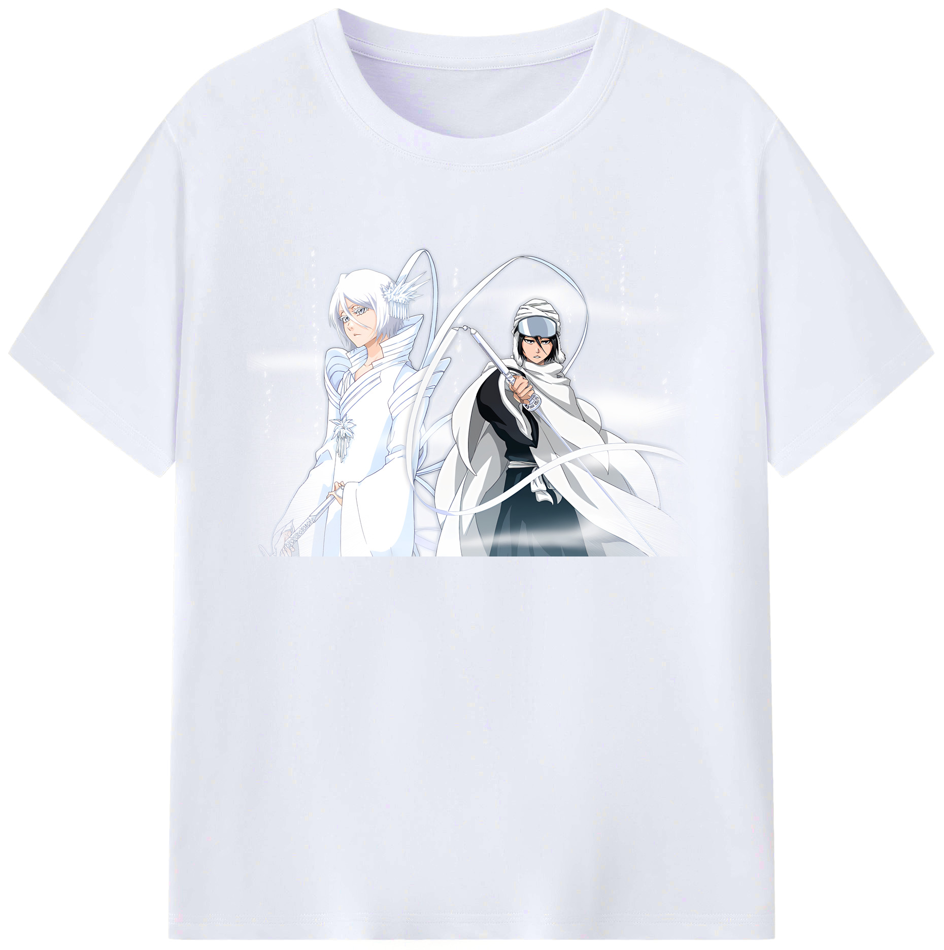 （画像用） ブリーチ 朽木ルキア BLEACH Kuchiki Rukia 綿100％ メンズ半袖Tシャツ｜肌触りやわらか＆通気性