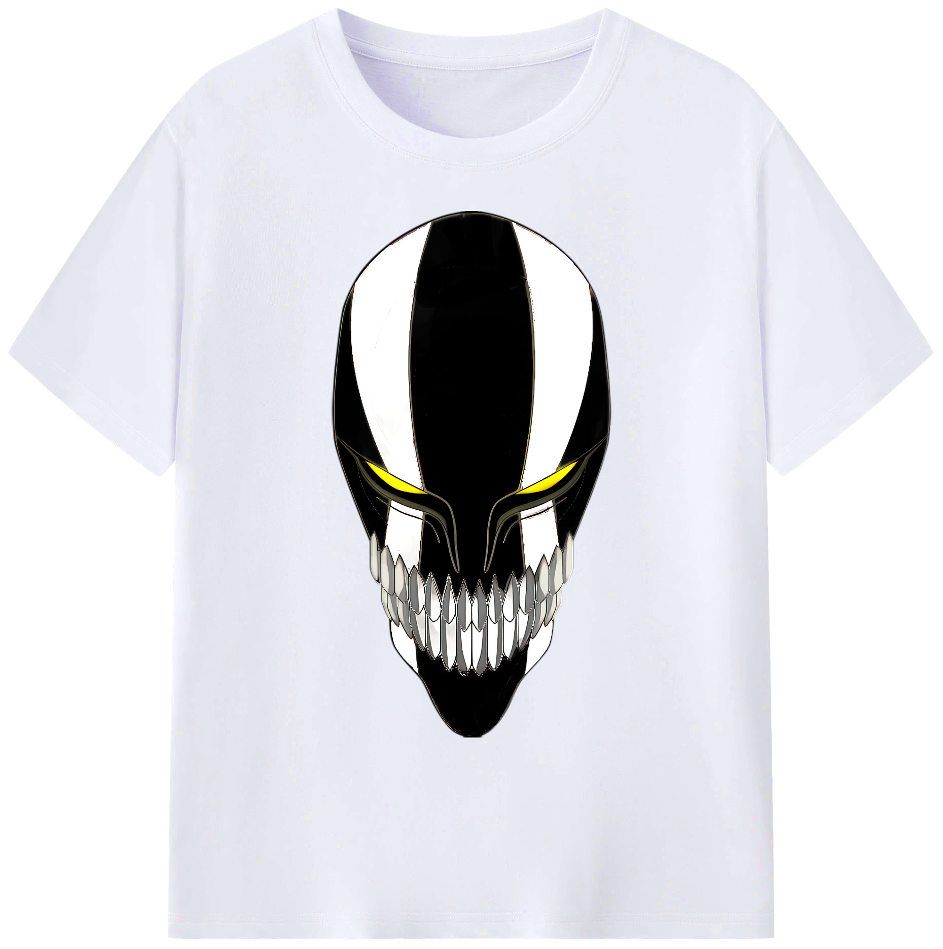 （画像用） ブリーチ 黒崎一護（くろさき いちご）BLEACH Kurosaki Ichigo 綿100％ メンズ半袖Tシャツ｜肌触りやわらか＆通気性
