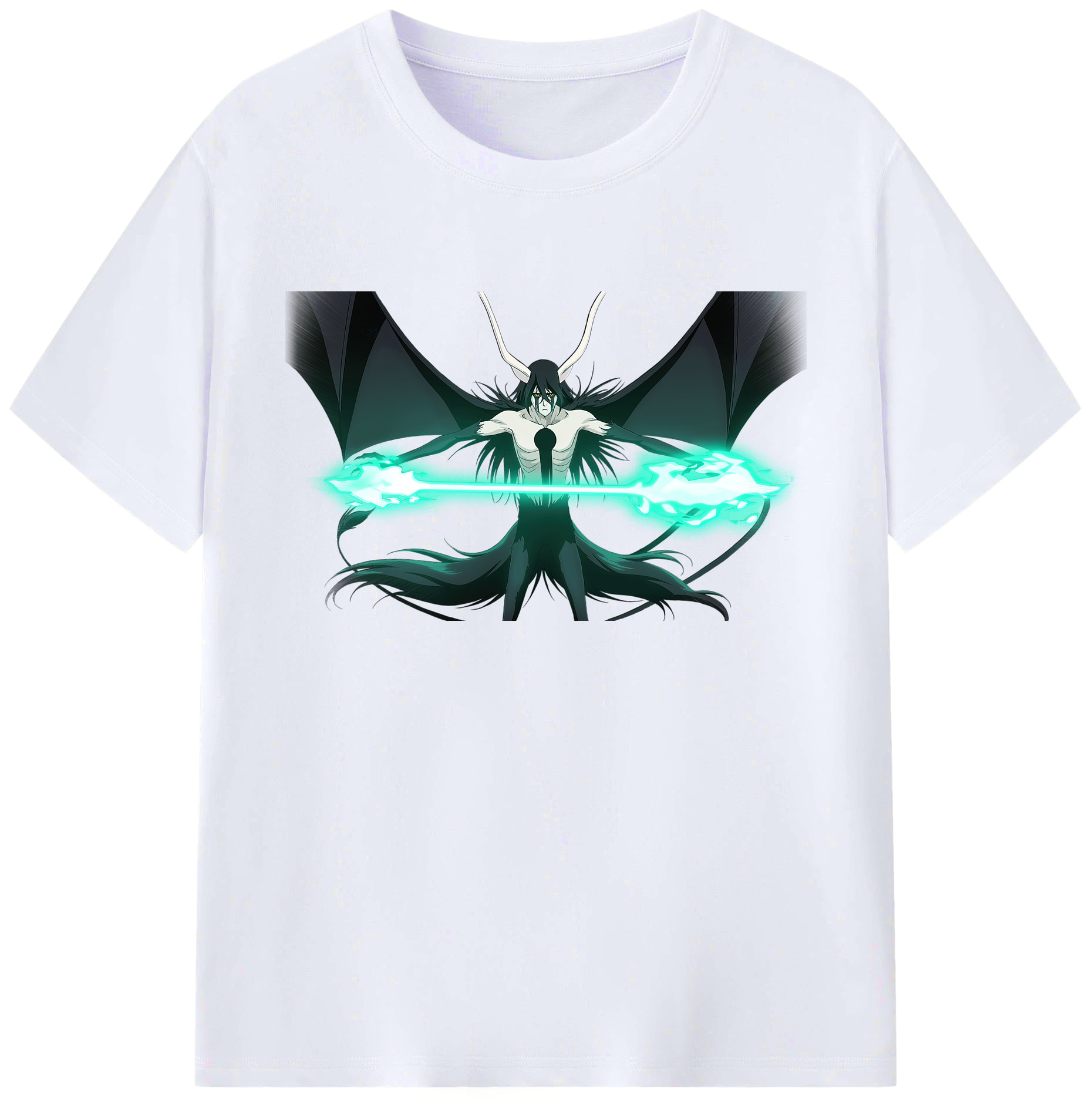 （画像用） ブリーチ ウルキオラ·シファー BLEACH Ulquiorra cifer 綿100％ メンズ半袖Tシャツ｜肌触りやわらか＆通気性