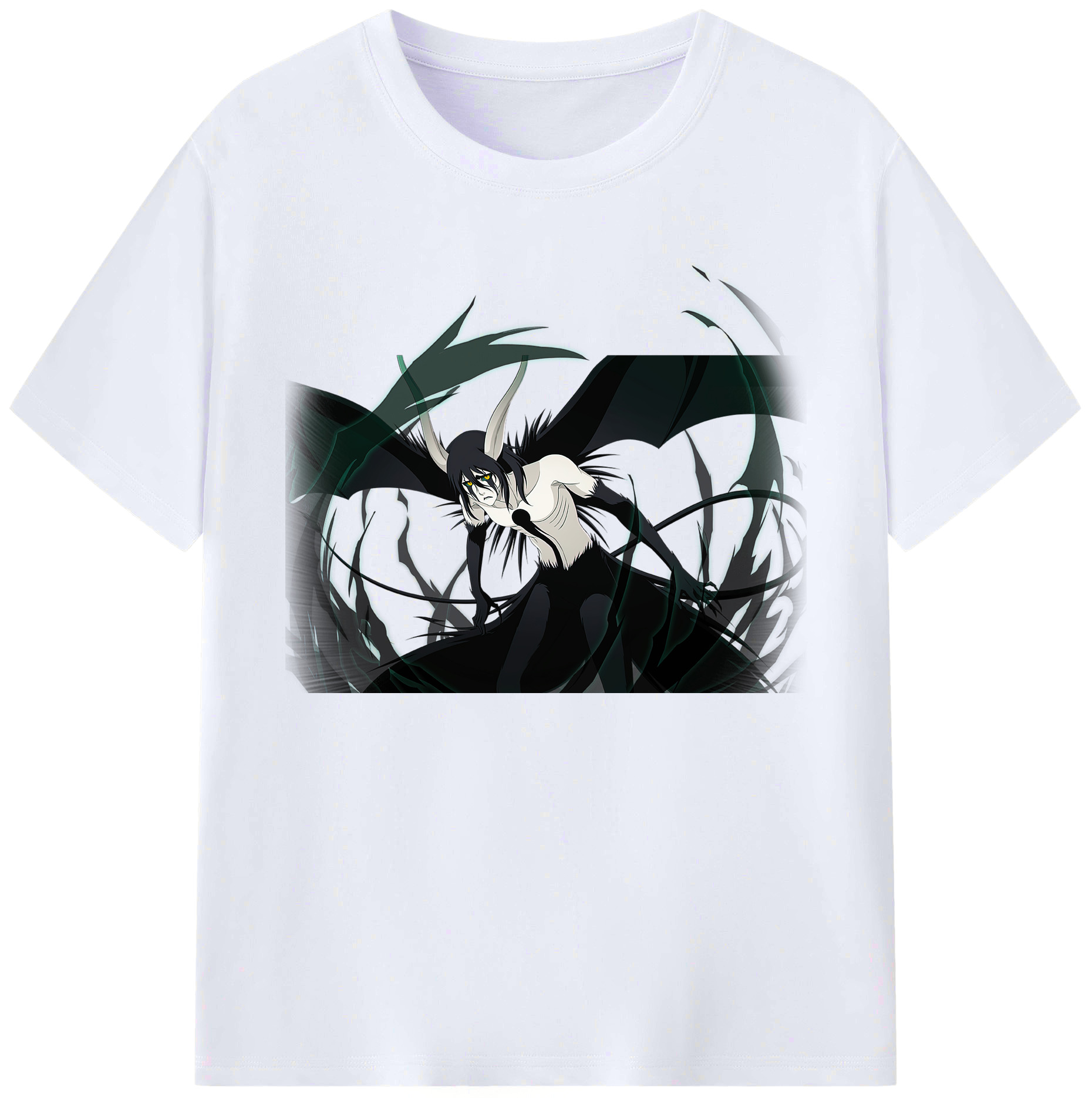 （画像用） ブリーチ ウルキオラ·シファー BLEACH Ulquiorra cifer 綿100％ メンズ半袖Tシャツ｜肌触りやわらか＆通気性