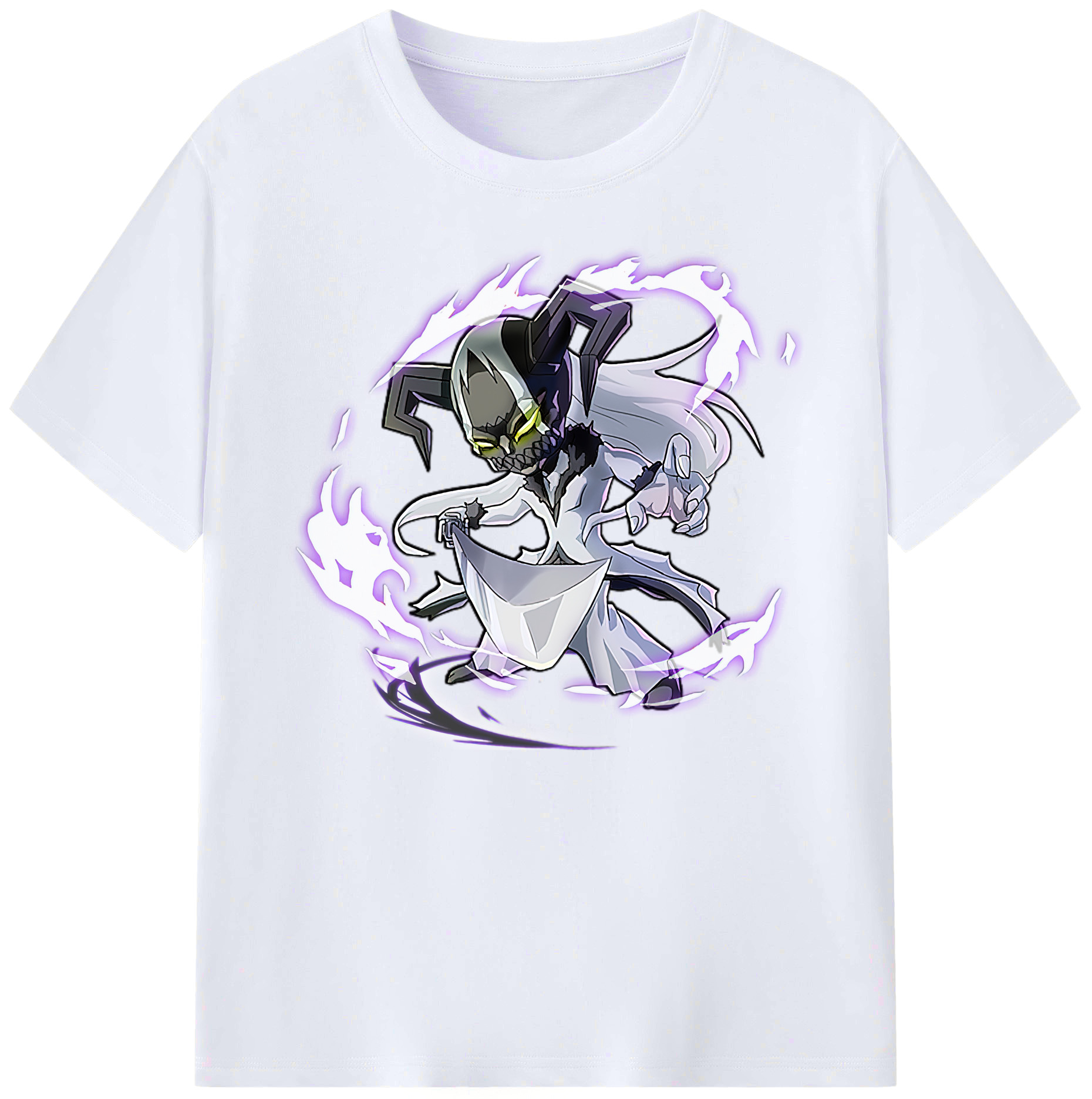 （画像用） ブリーチ 黒崎一護（くろさき いちご）BLEACH Kurosaki Ichigo 綿100％ メンズ半袖Tシャツ｜肌触りやわらか＆通気性