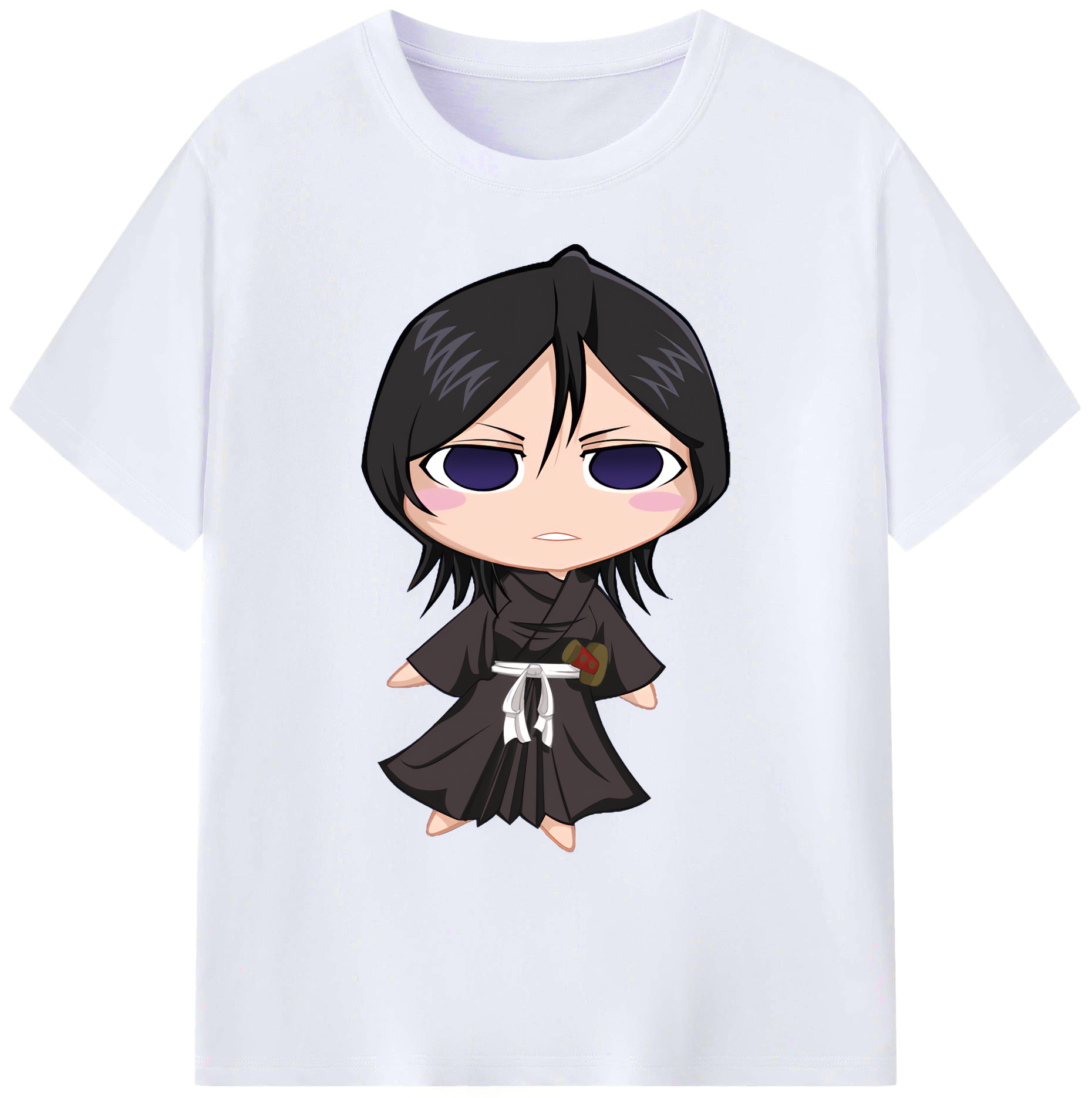 （画像用） ブリーチ 朽木ルキア BLEACH Kuchiki Rukia 綿100％ メンズ半袖Tシャツ｜肌触りやわらか＆通気性