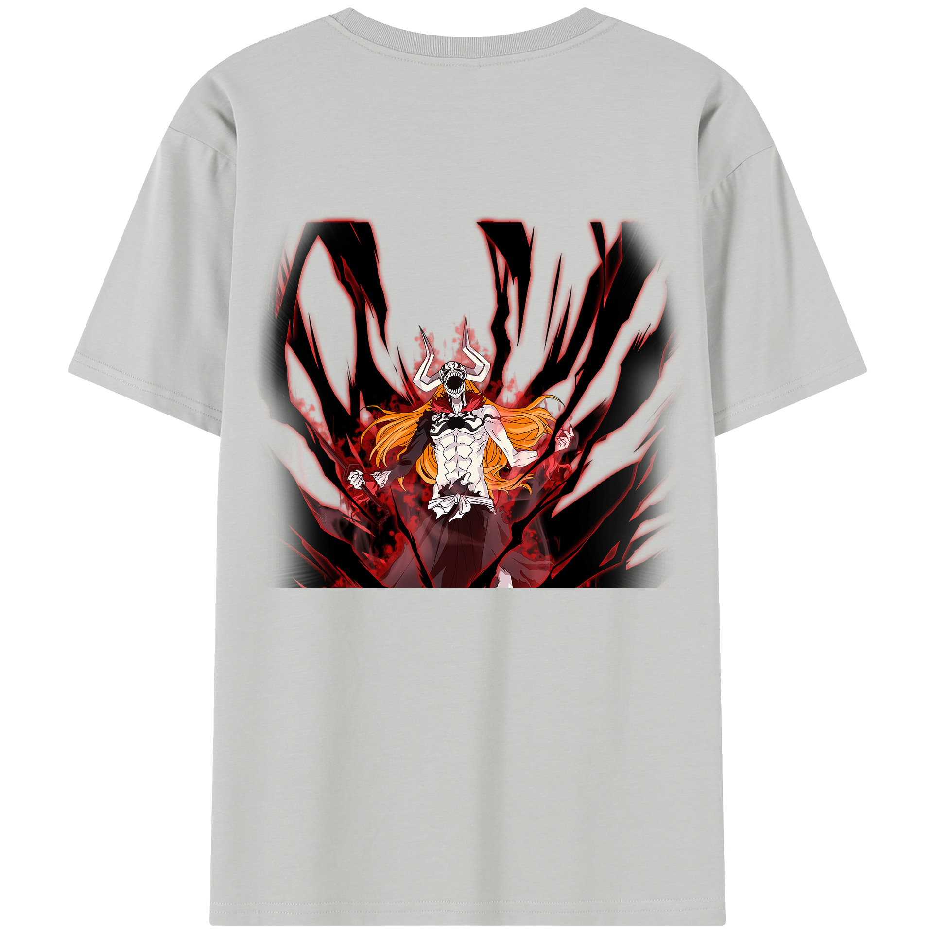 （画像用） ブリーチ 黒崎一護（くろさき いちご）BLEACH Kurosaki Ichigo レディース半袖Tシャツ(バックプリント)