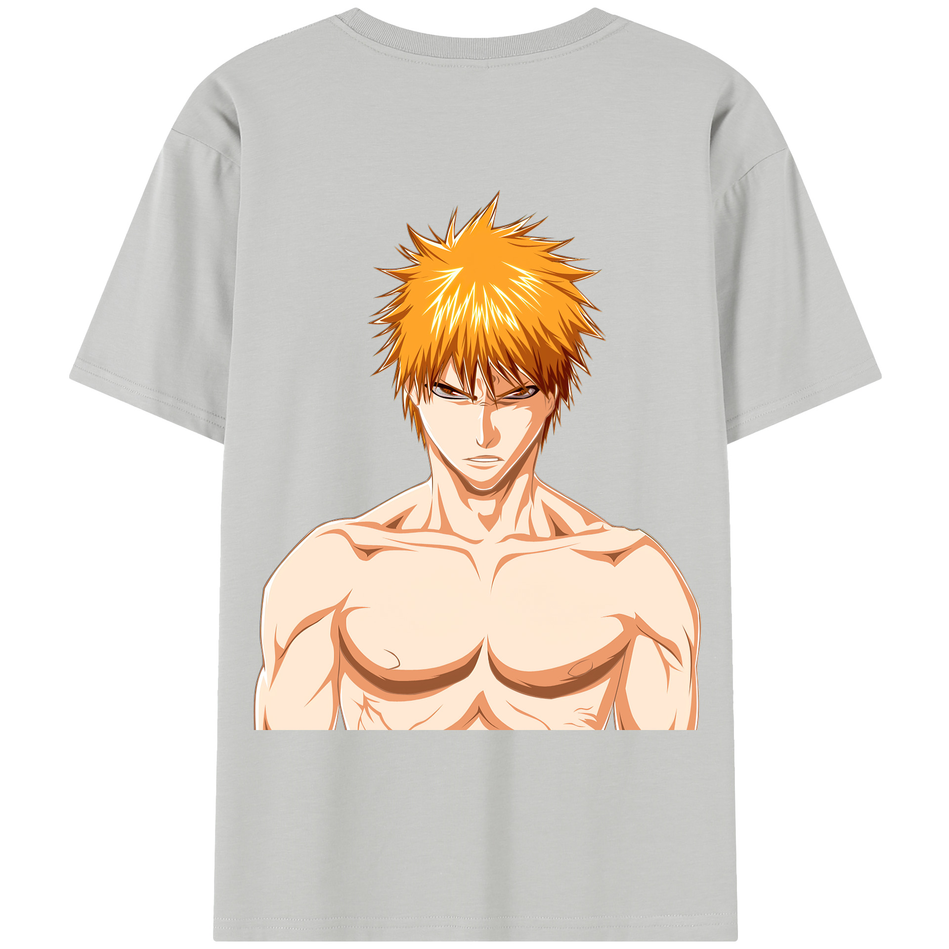 （画像用） ブリーチ 黒崎一護（くろさき いちご）BLEACH Kurosaki Ichigo レディース半袖Tシャツ(バックプリント)