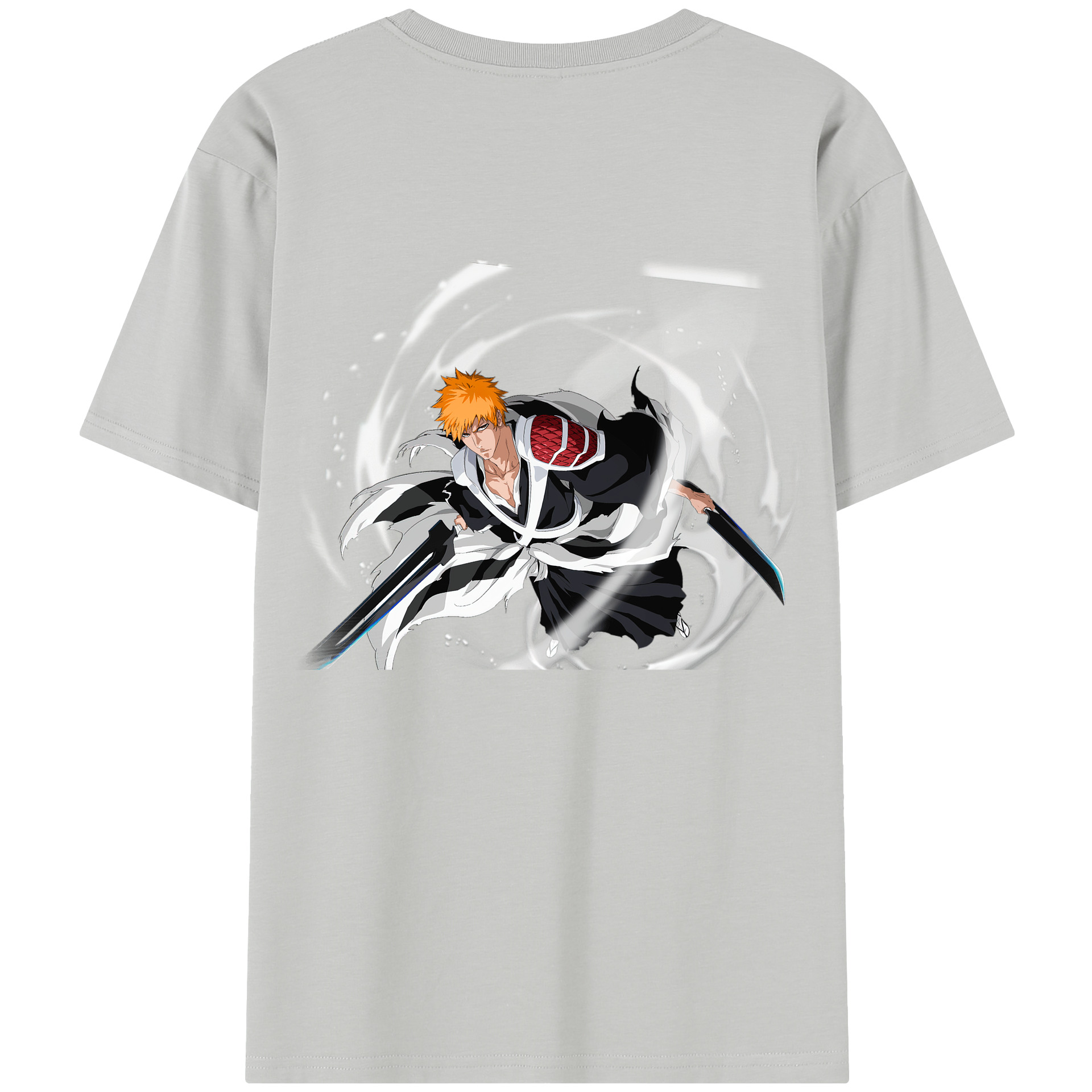 （画像用） ブリーチ 黒崎一護（くろさき いちご）BLEACH Kurosaki Ichigo レディース半袖Tシャツ(バックプリント)