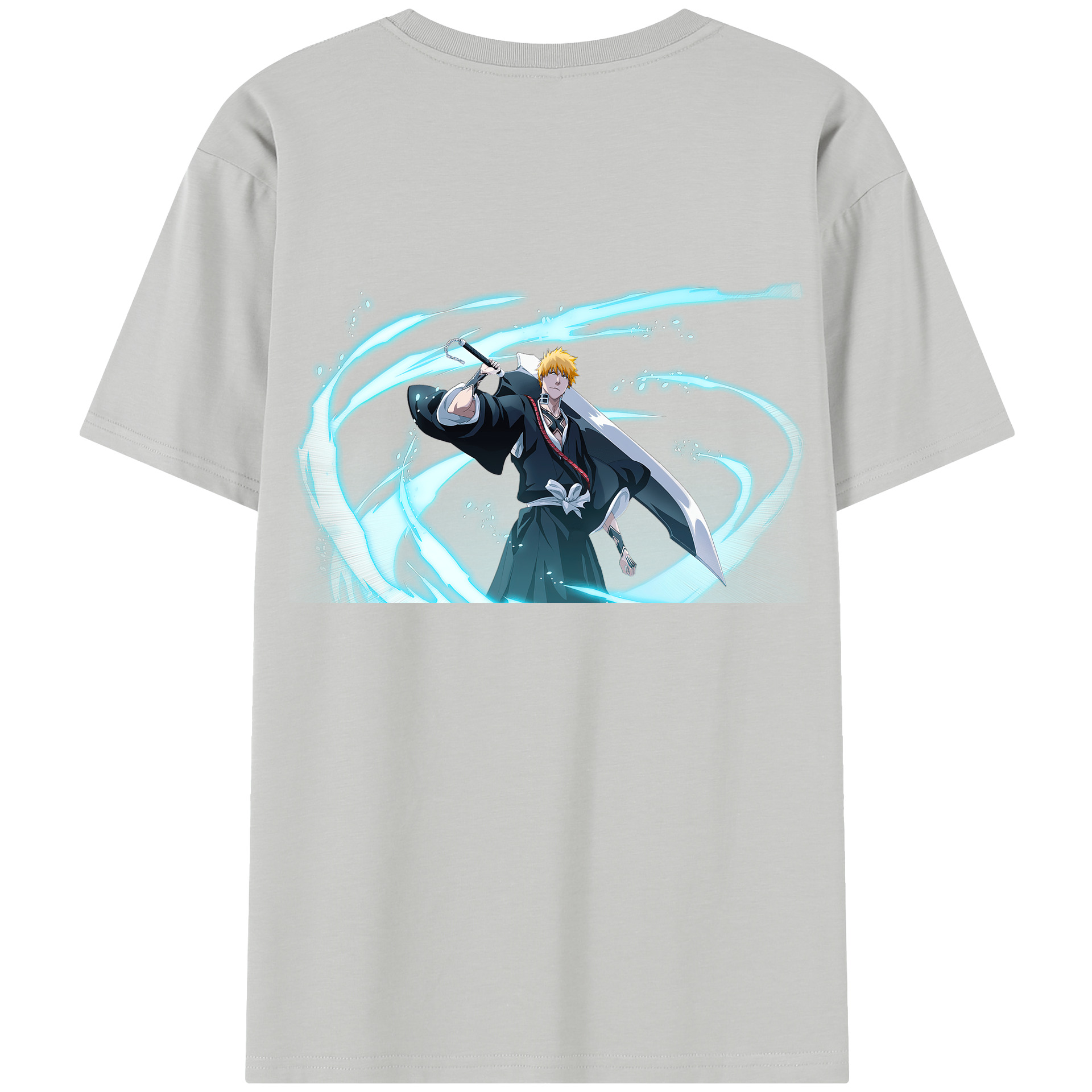 （画像用） ブリーチ 黒崎一護（くろさき いちご）BLEACH Kurosaki Ichigo レディース半袖Tシャツ(バックプリント)