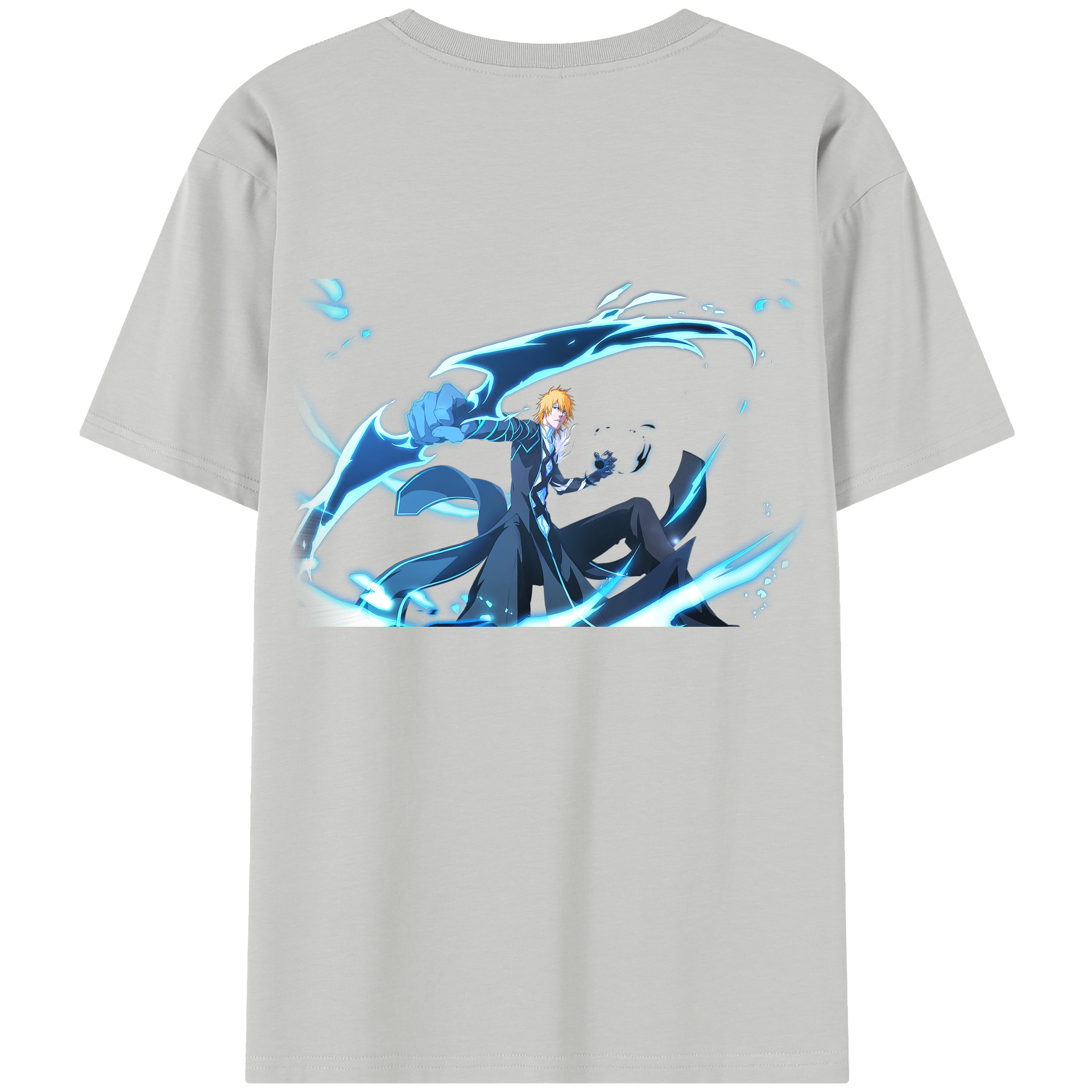 （画像用） ブリーチ 黒崎一護（くろさき いちご）BLEACH Kurosaki Ichigo レディース半袖Tシャツ(バックプリント)