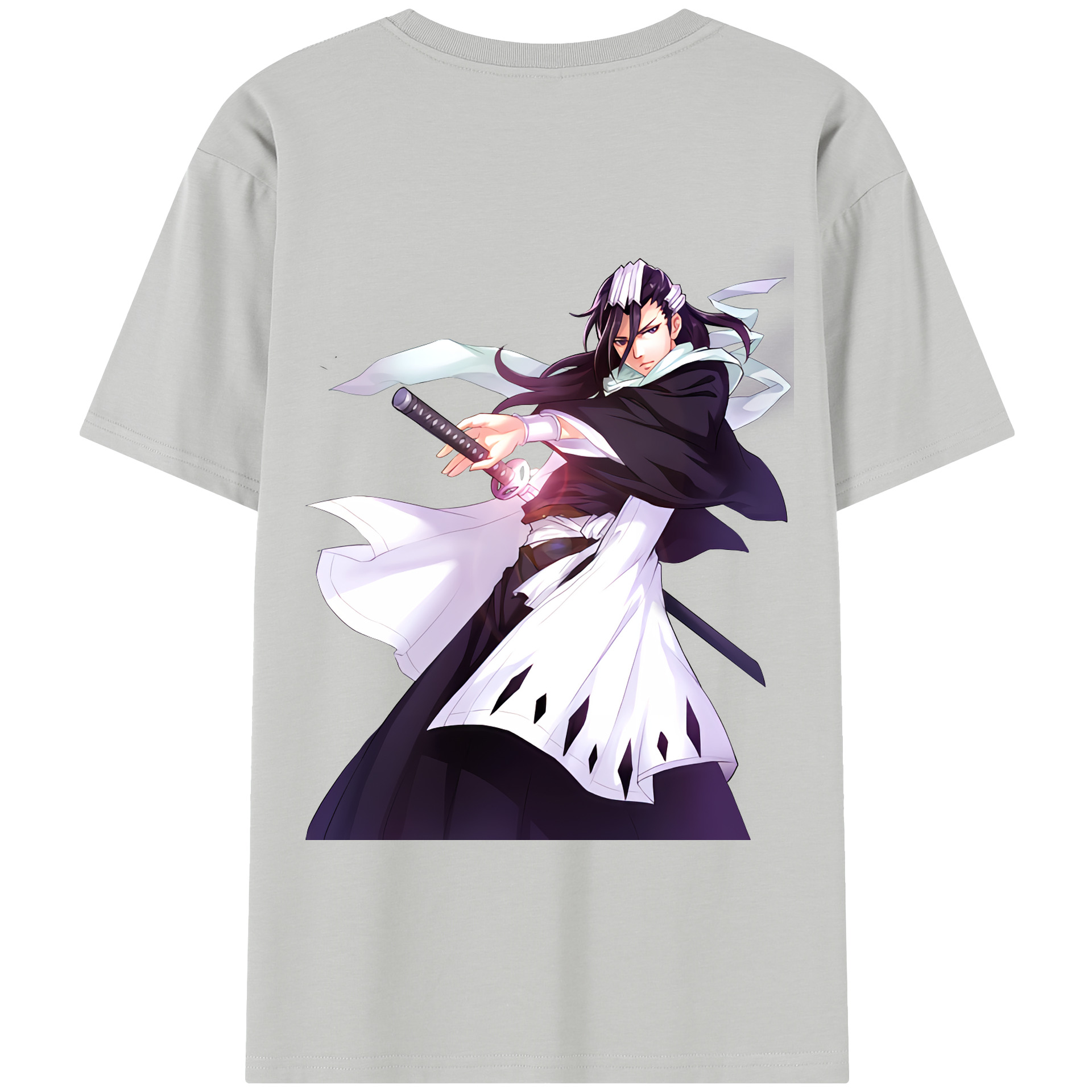 （画像用） ブリーチ くちき びゃくや BLEACH Kuchiki Byakuya レディース半袖Tシャツ(バックプリント)