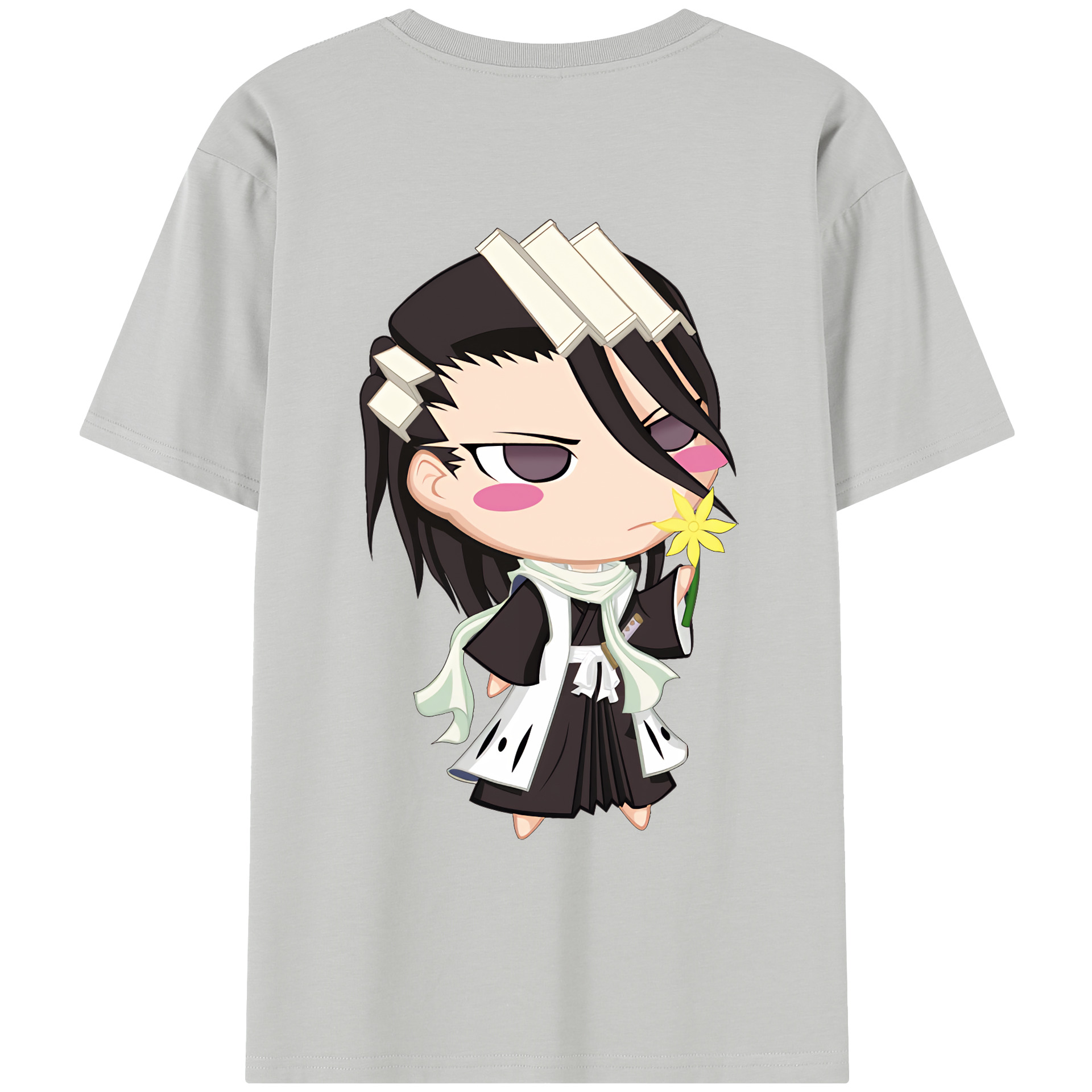 （画像用） ブリーチ くちき びゃくや BLEACH Kuchiki Byakuya レディース半袖Tシャツ(バックプリント)