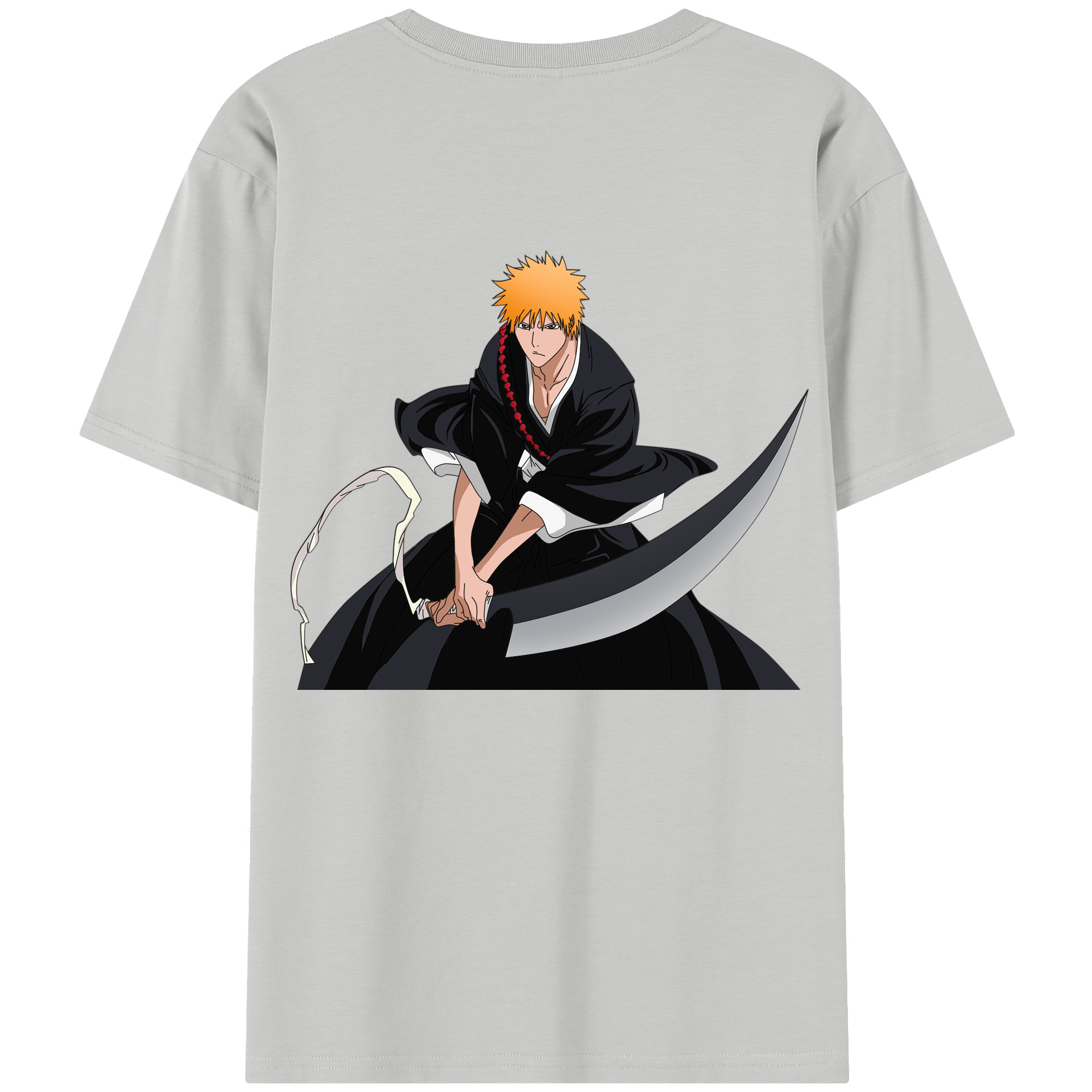（画像用） ブリーチ 黒崎一護（くろさき いちご）BLEACH Kurosaki Ichigo レディース半袖Tシャツ(バックプリント)