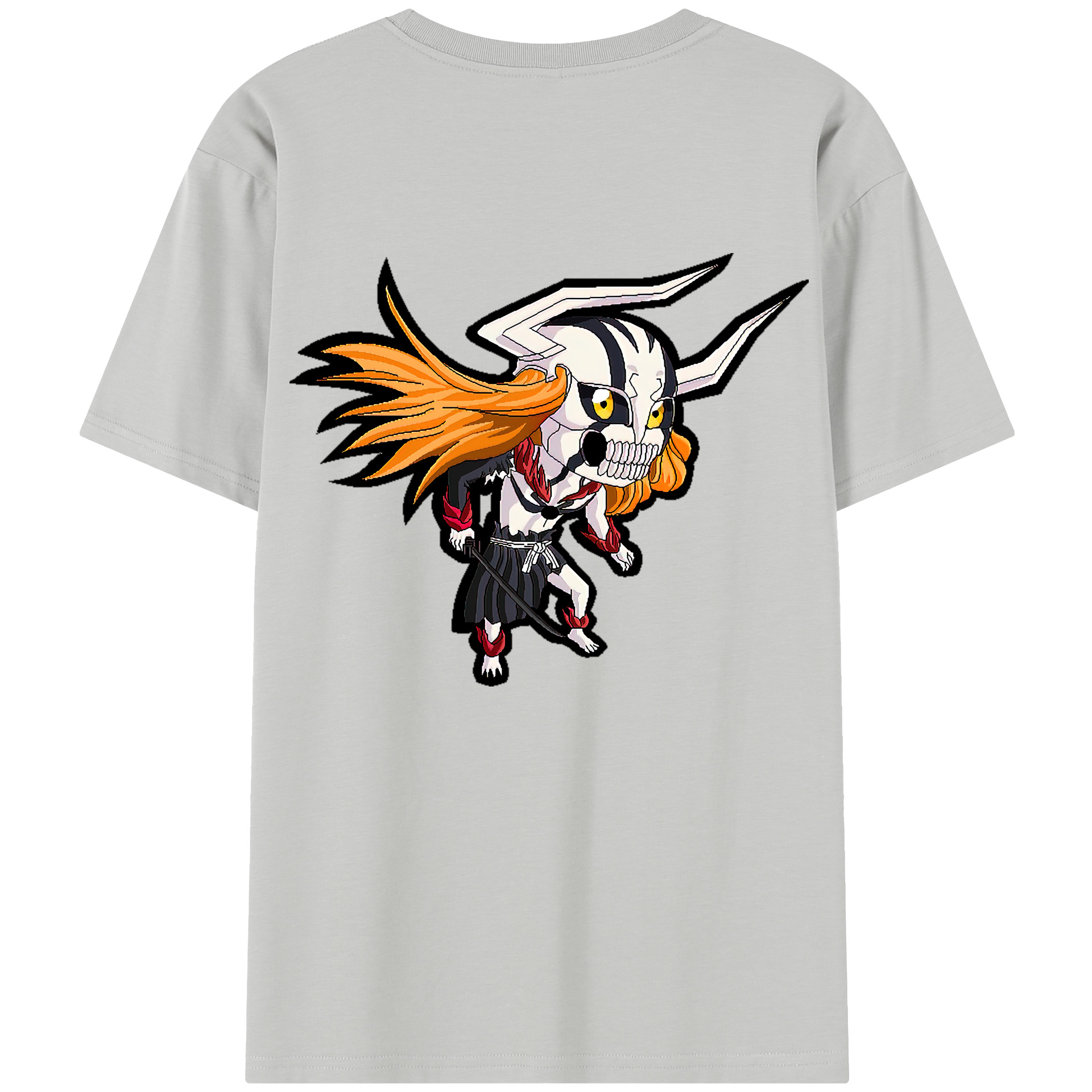 （画像用） ブリーチ 黒崎一護（くろさき いちご）BLEACH Kurosaki Ichigo レディース半袖Tシャツ(バックプリント)