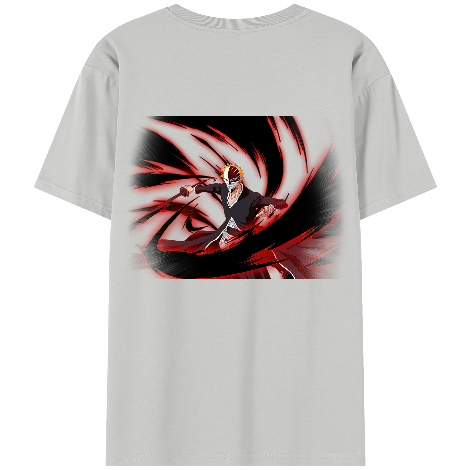 （画像用） ブリーチ 黒崎一護（くろさき いちご）BLEACH Kurosaki Ichigo レディース半袖Tシャツ(バックプリント)