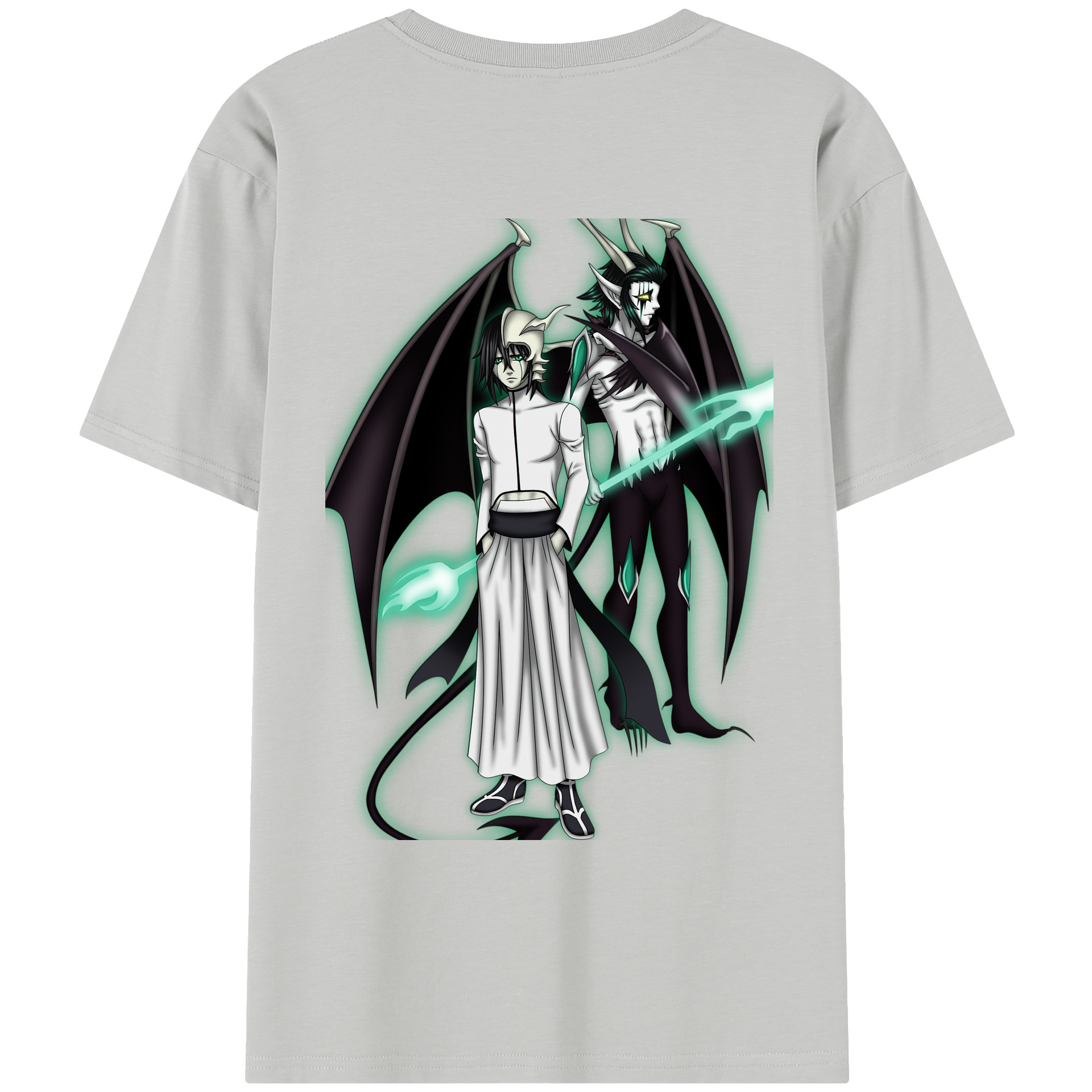 （画像用） ブリーチ ウルキオラ·シファー BLEACH Ulquiorra cifer レディース半袖Tシャツ(バックプリント)