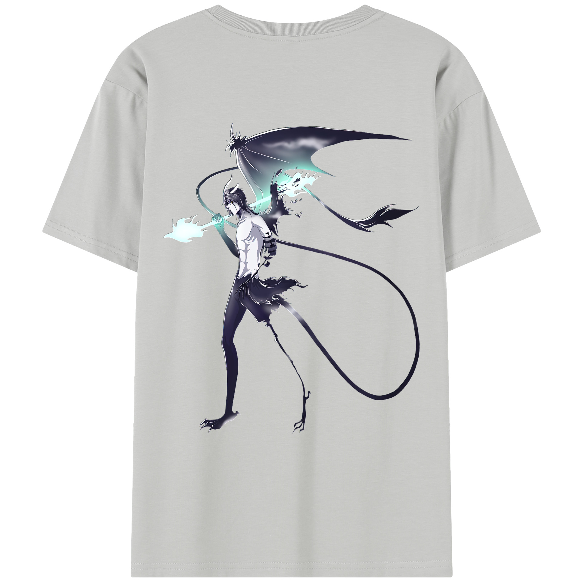 （画像用） ブリーチ ウルキオラ·シファー BLEACH Ulquiorra cifer レディース半袖Tシャツ(バックプリント)
