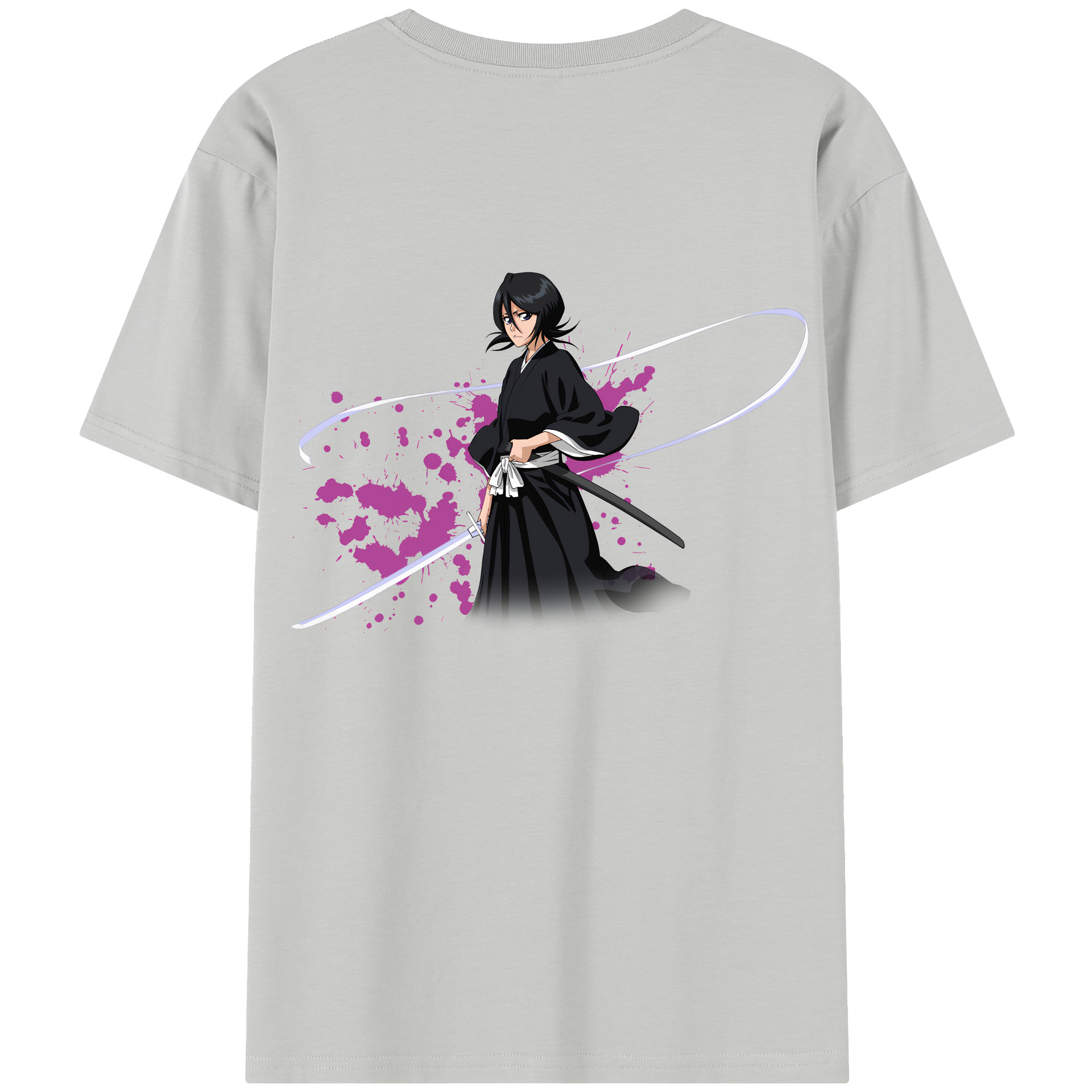 （画像用） ブリーチ 朽木ルキア BLEACH Kuchiki Rukia レディース半袖Tシャツ(バックプリント)