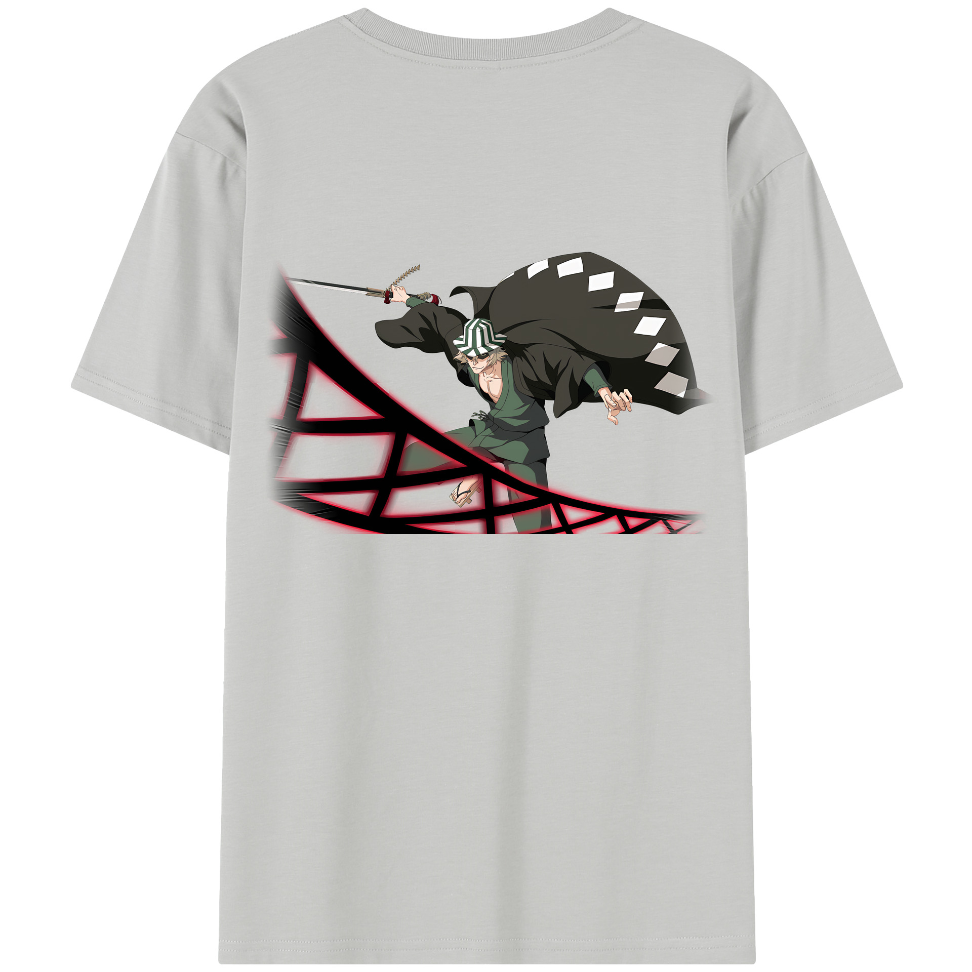 （画像用） "ブリーチ 浦原 喜助（うらはら きすけ） BLEACH Urahara Kisuke " レディース半袖Tシャツ(バックプリント)