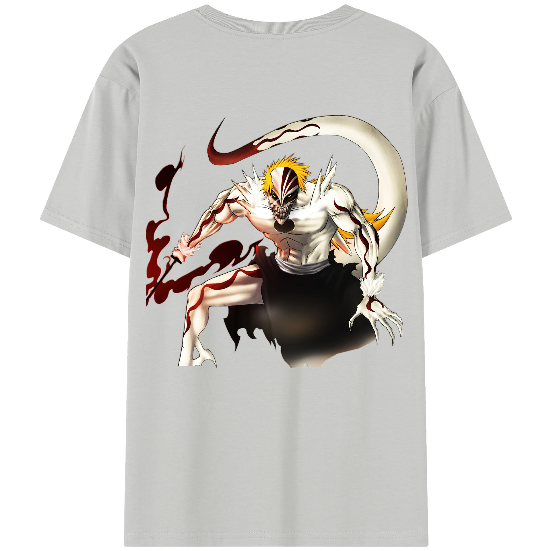 （画像用） ブリーチ 黒崎一護（くろさき いちご）BLEACH Kurosaki Ichigo レディース半袖Tシャツ(バックプリント)