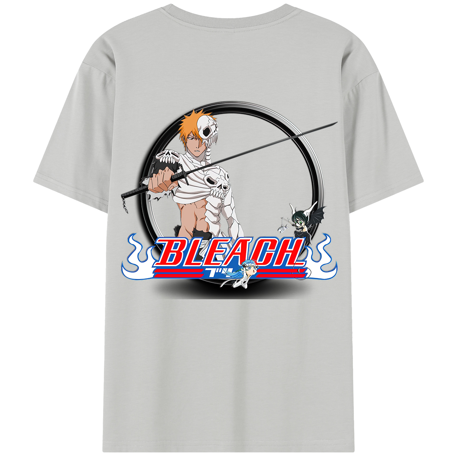 （画像用） ブリーチ 黒崎一護（くろさき いちご）BLEACH Kurosaki Ichigo レディース半袖Tシャツ(バックプリント)