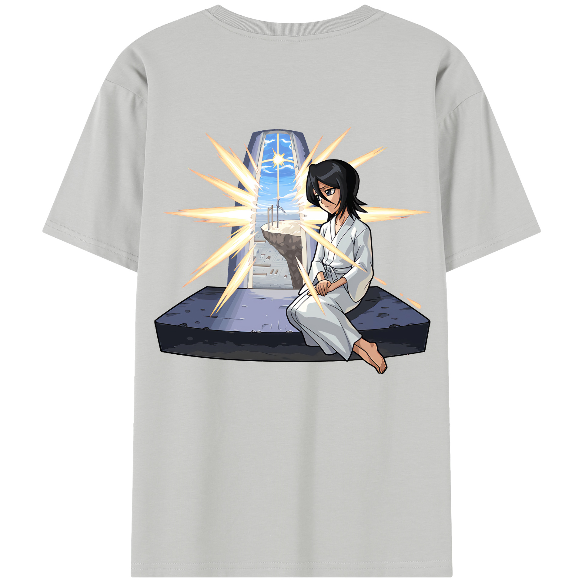 （画像用） ブリーチ 朽木ルキア BLEACH Kuchiki Rukia レディース半袖Tシャツ(バックプリント)