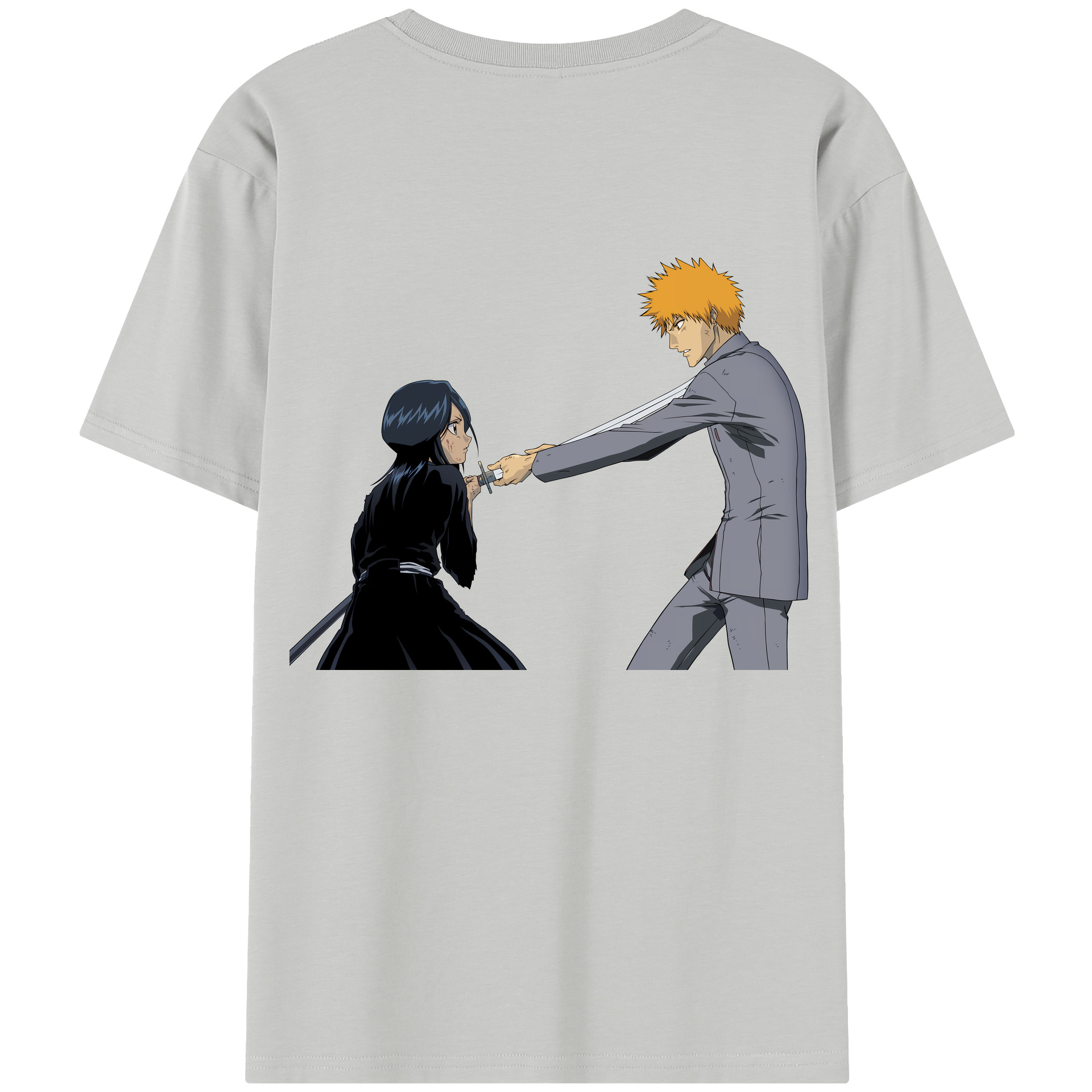 （画像用） ブリーチ 朽木ルキア BLEACH Kuchiki Rukia レディース半袖Tシャツ(バックプリント)