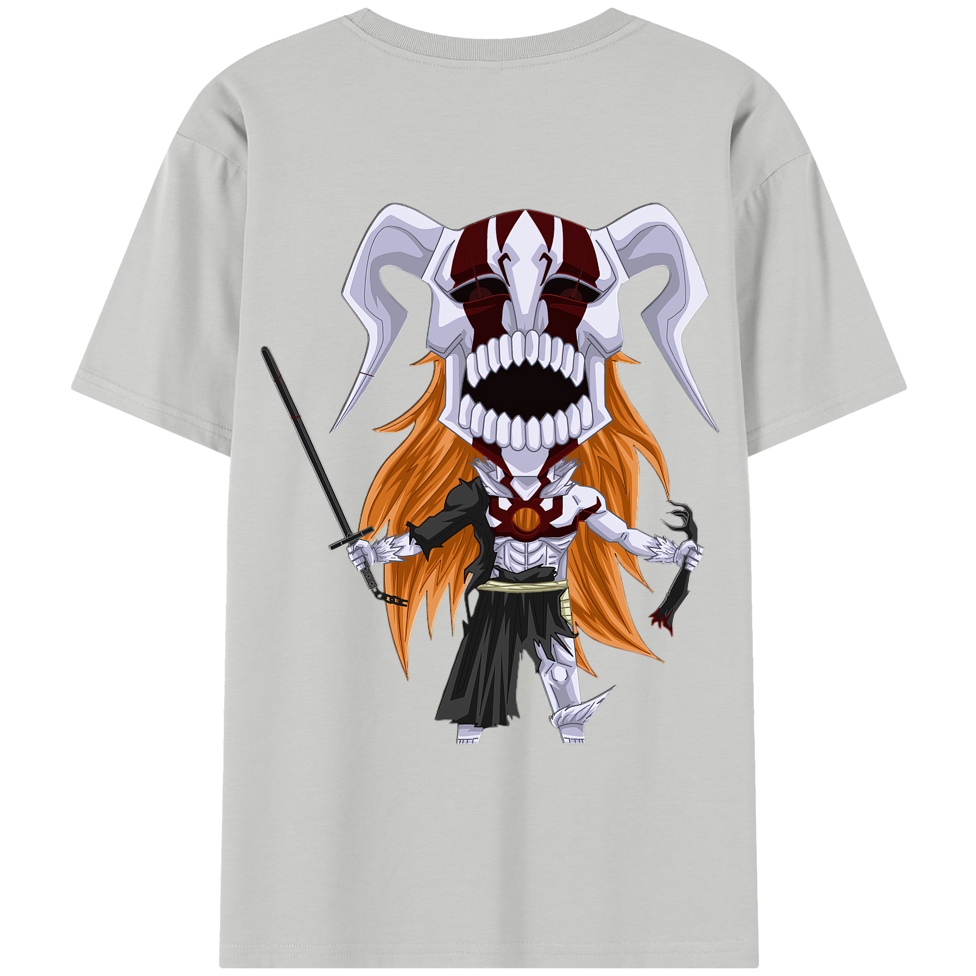 （画像用） ブリーチ 黒崎一護（くろさき いちご）BLEACH Kurosaki Ichigo レディース半袖Tシャツ(バックプリント)