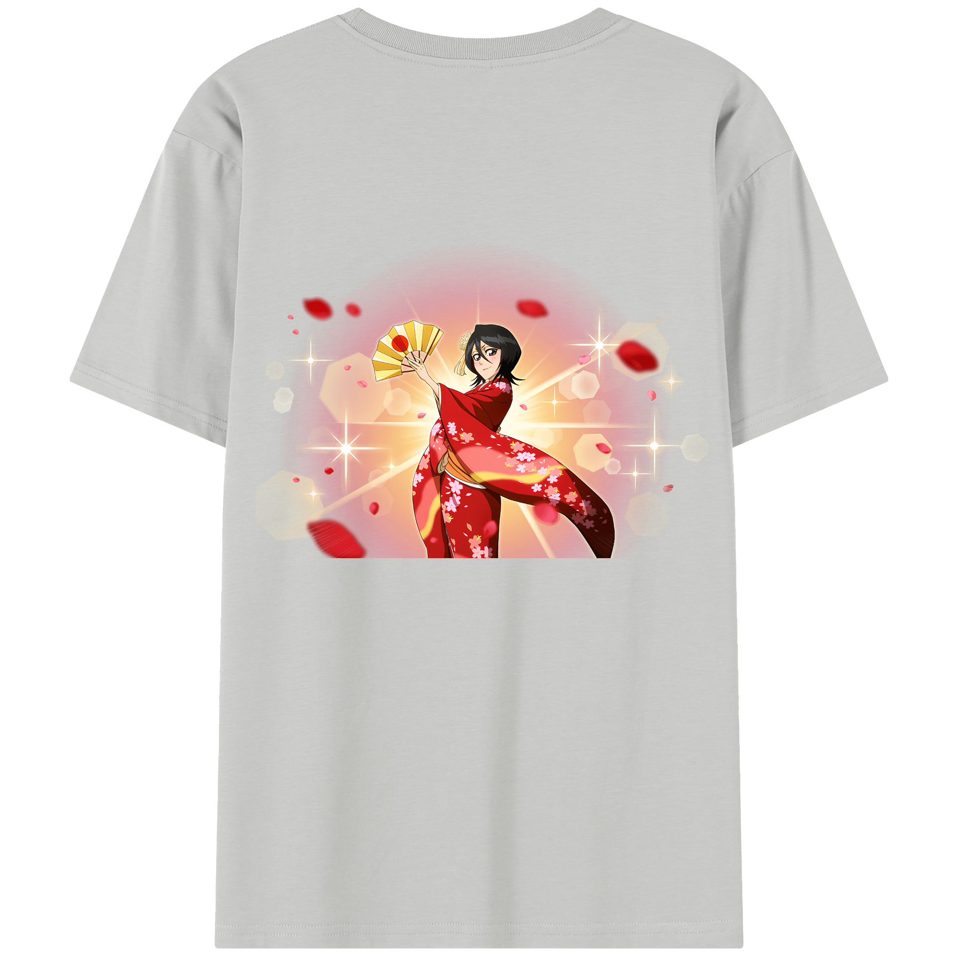 （画像用） ブリーチ 朽木ルキア BLEACH Kuchiki Rukia レディース半袖Tシャツ(バックプリント)