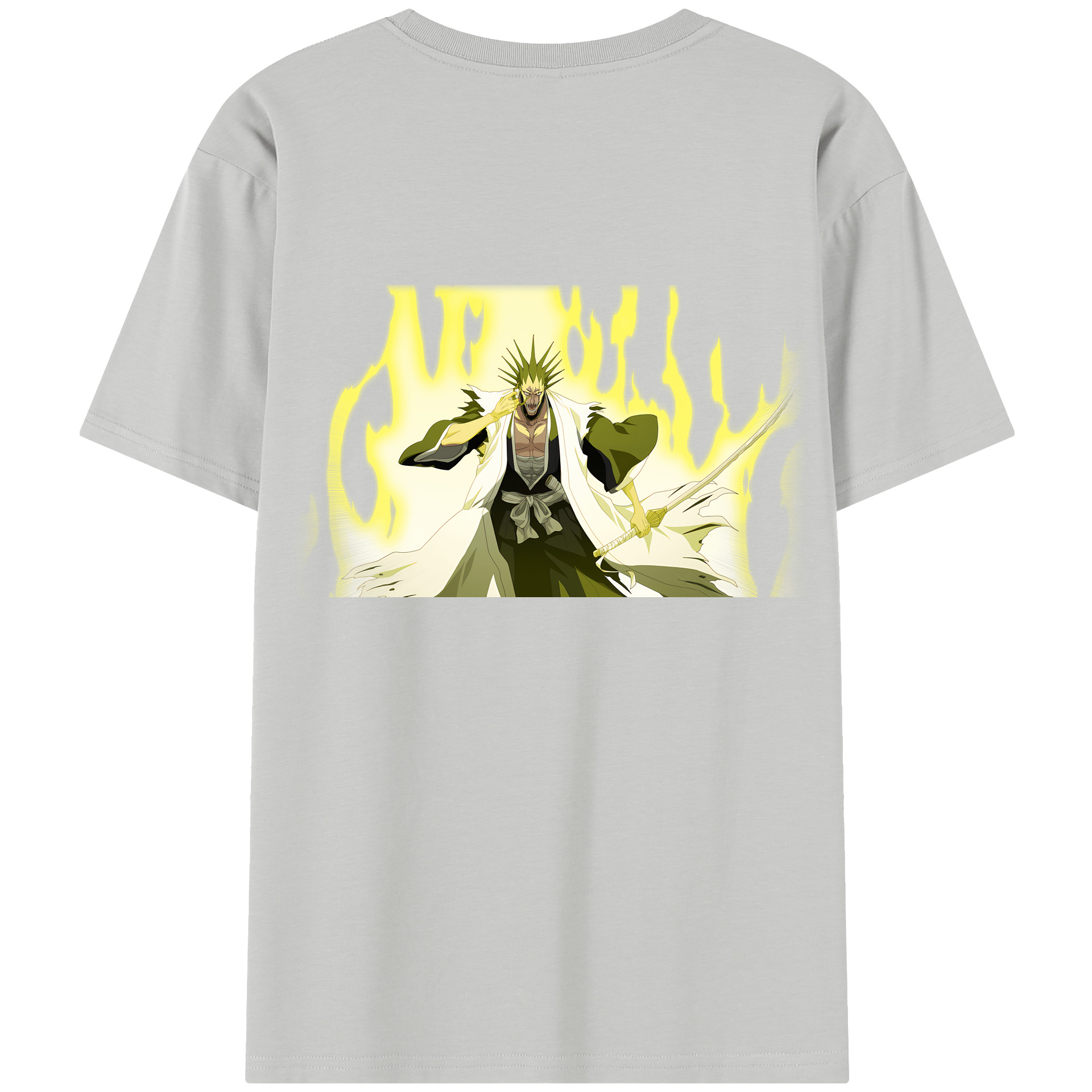 （画像用） ブリーチ ざらき けんぱち BLEACH Zaraki Kenpachi レディース半袖Tシャツ(バックプリント)