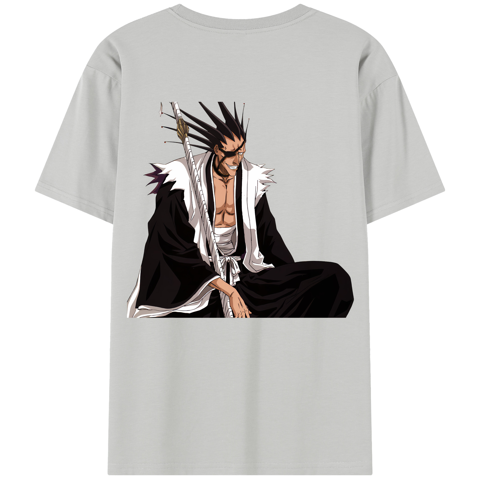 （画像用） ブリーチ ざらき けんぱち BLEACH Zaraki Kenpachi レディース半袖Tシャツ(バックプリント)