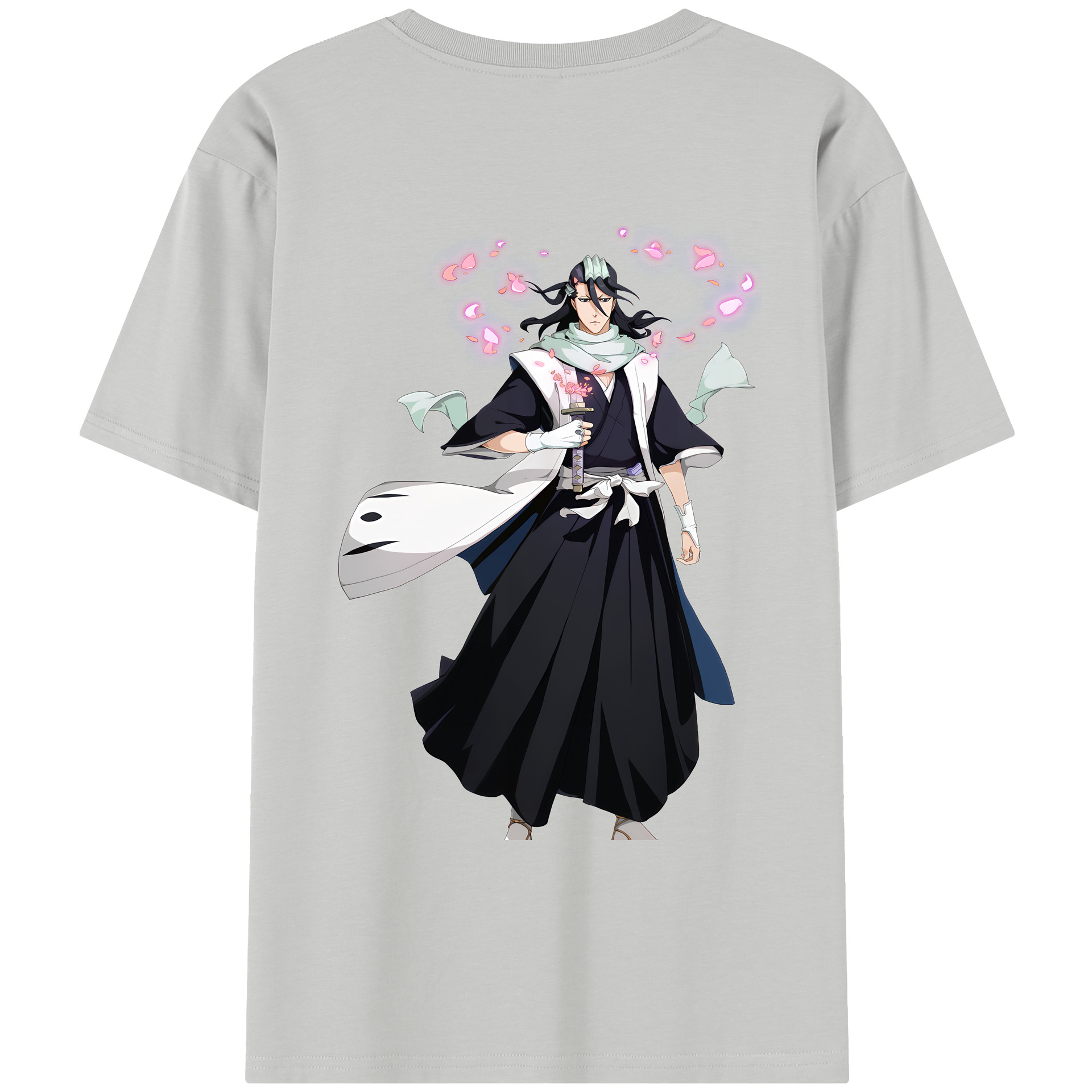 （画像用） ブリーチ くちき びゃくや BLEACH Kuchiki Byakuya レディース半袖Tシャツ(バックプリント)