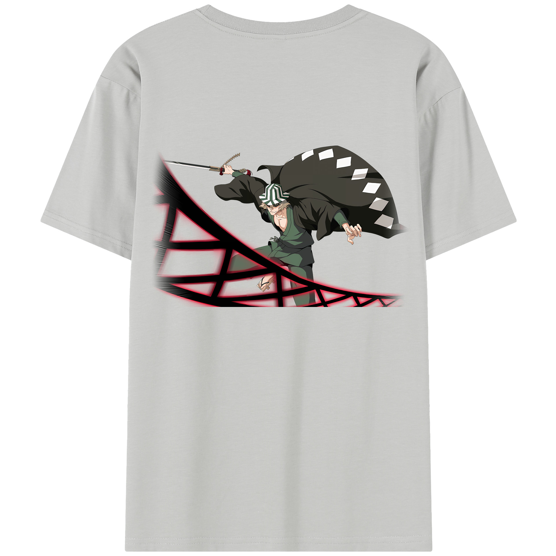（画像用） "ブリーチ 浦原 喜助（うらはら きすけ） BLEACH Urahara Kisuke " レディース半袖Tシャツ(バックプリント)