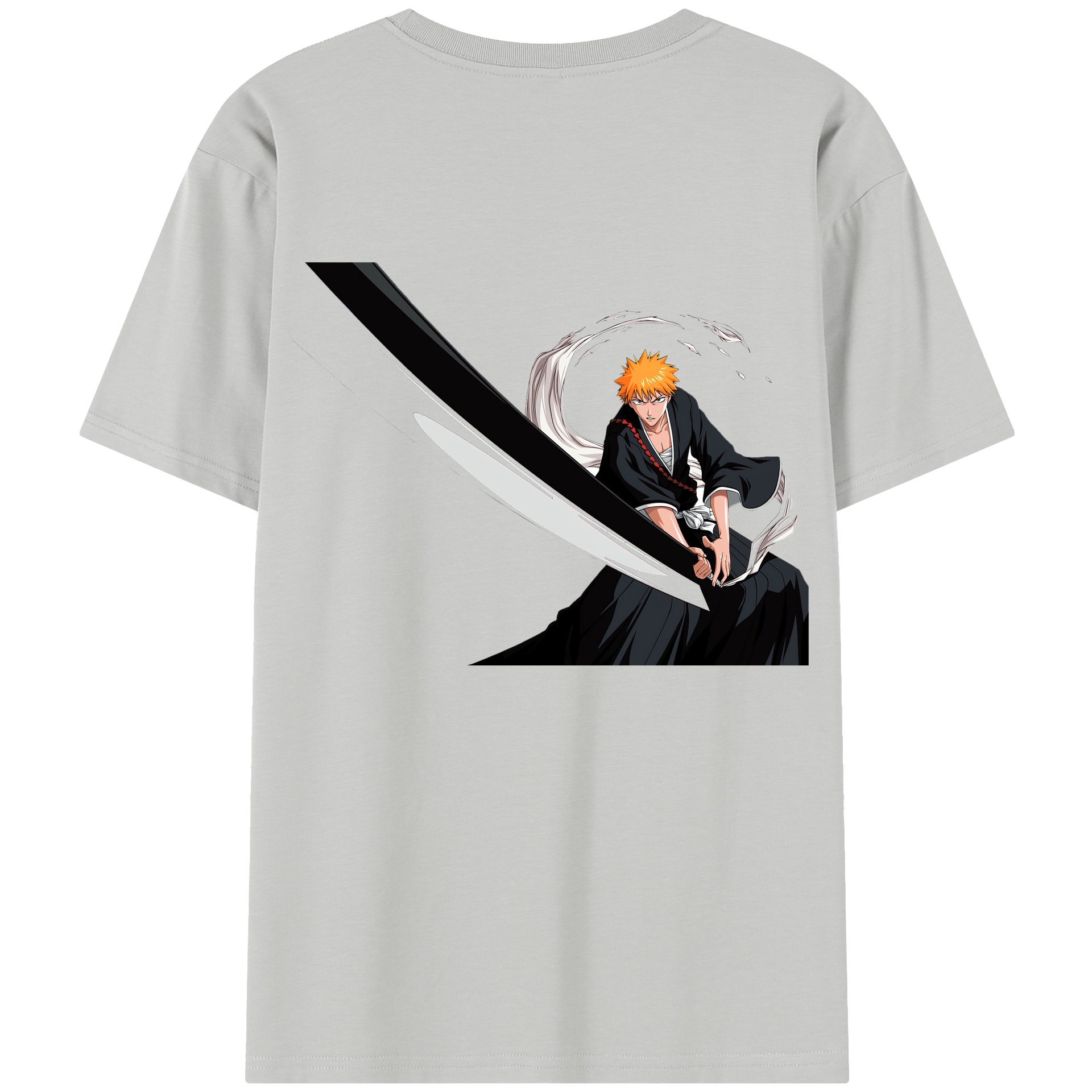 （画像用） ブリーチ 黒崎一護（くろさき いちご）BLEACH Kurosaki Ichigo レディース半袖Tシャツ(バックプリント)