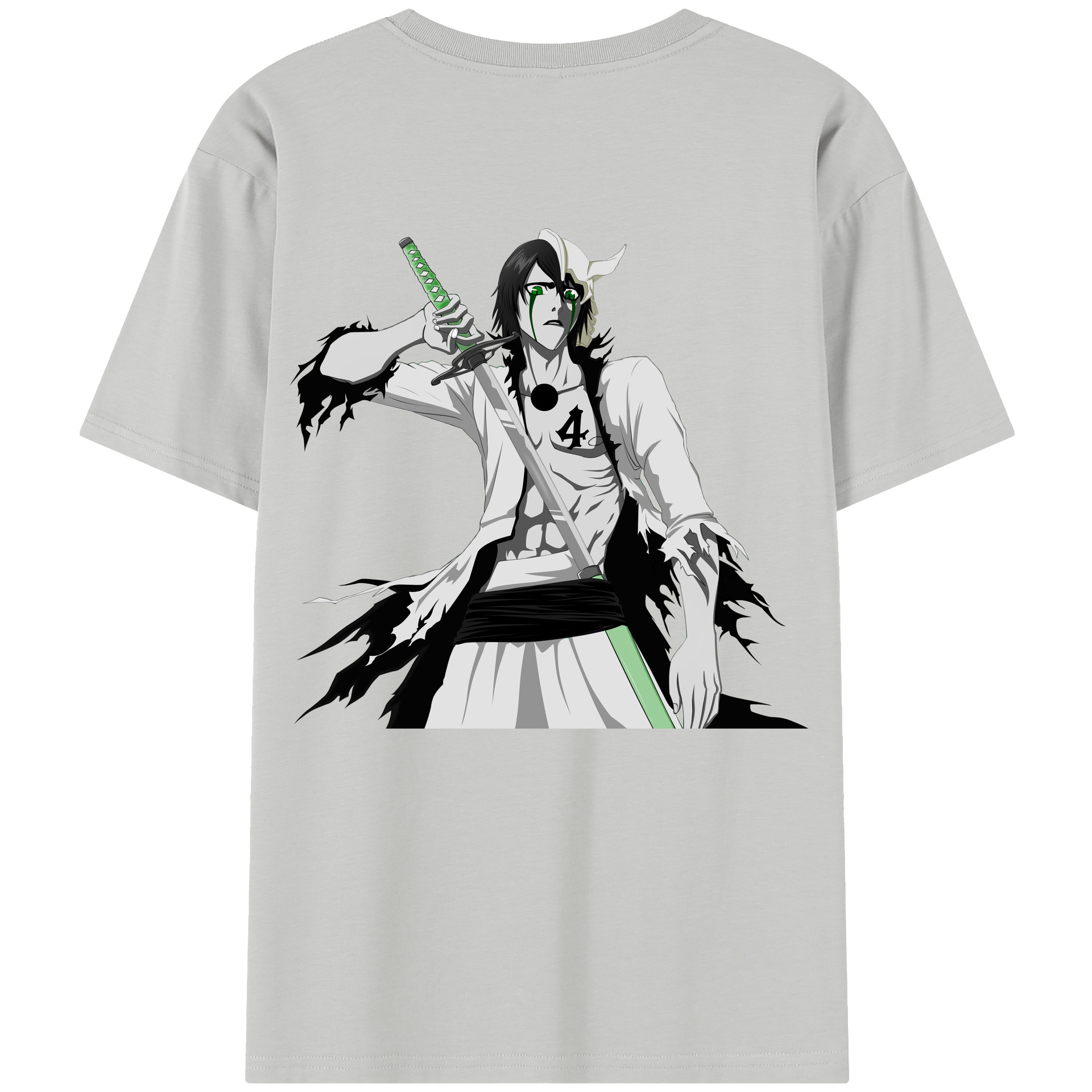 （画像用） ブリーチ ウルキオラ·シファー BLEACH Ulquiorra cifer レディース半袖Tシャツ(バックプリント)