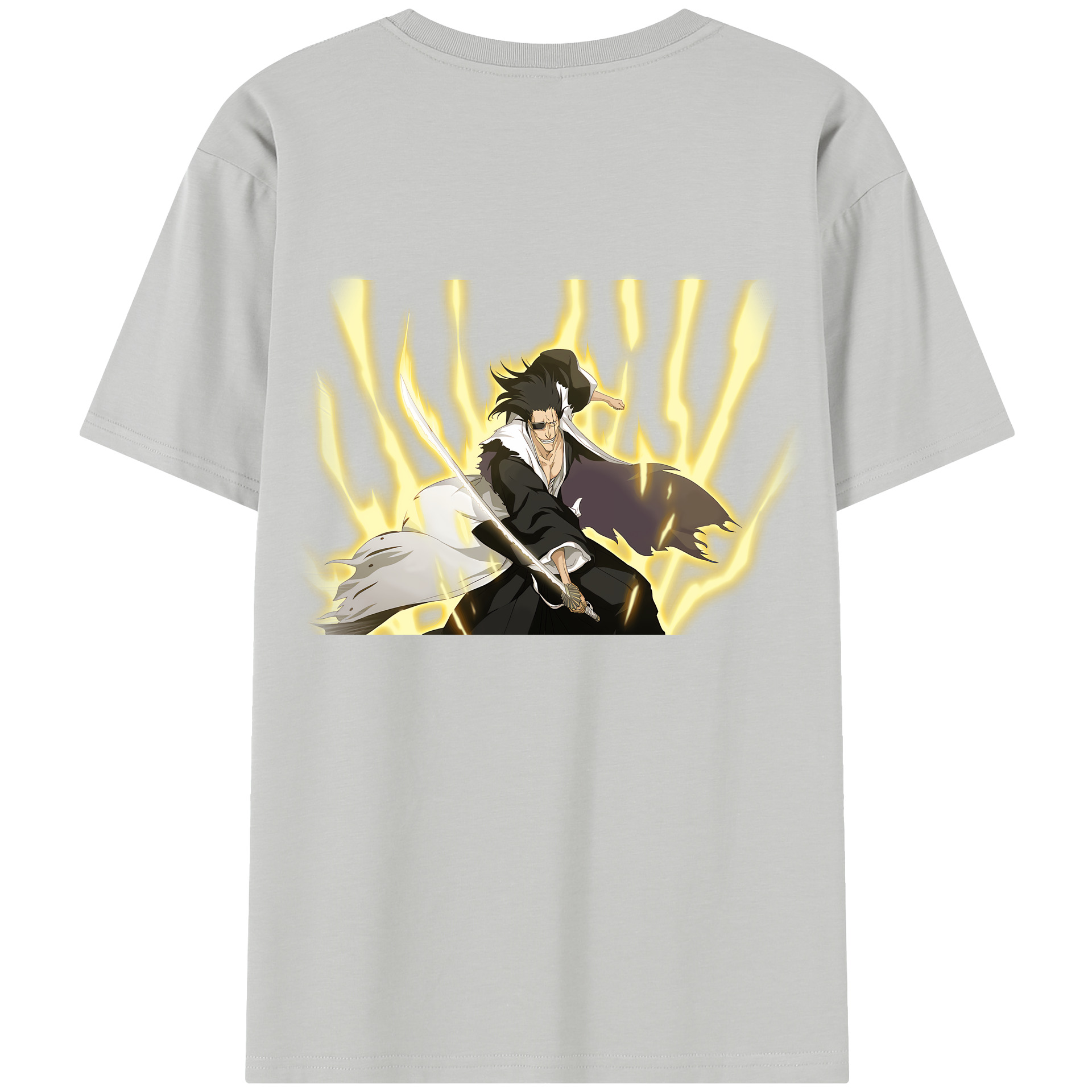 （画像用） ブリーチ ざらき けんぱち BLEACH Zaraki Kenpachi レディース半袖Tシャツ(バックプリント)