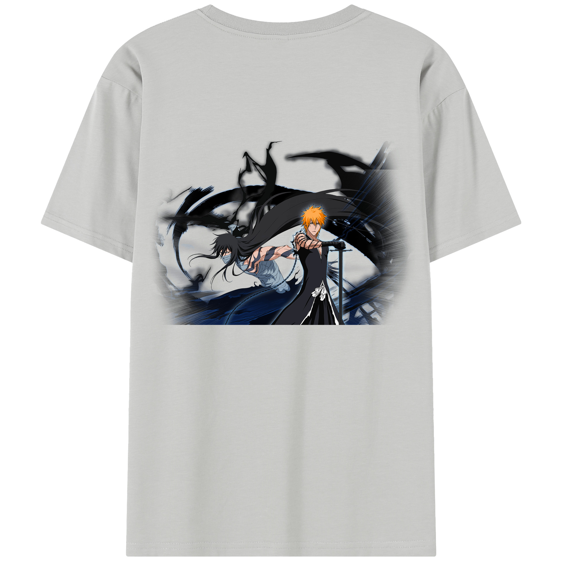 （画像用） ブリーチ 黒崎一護（くろさき いちご）BLEACH Kurosaki Ichigo レディース半袖Tシャツ(バックプリント)