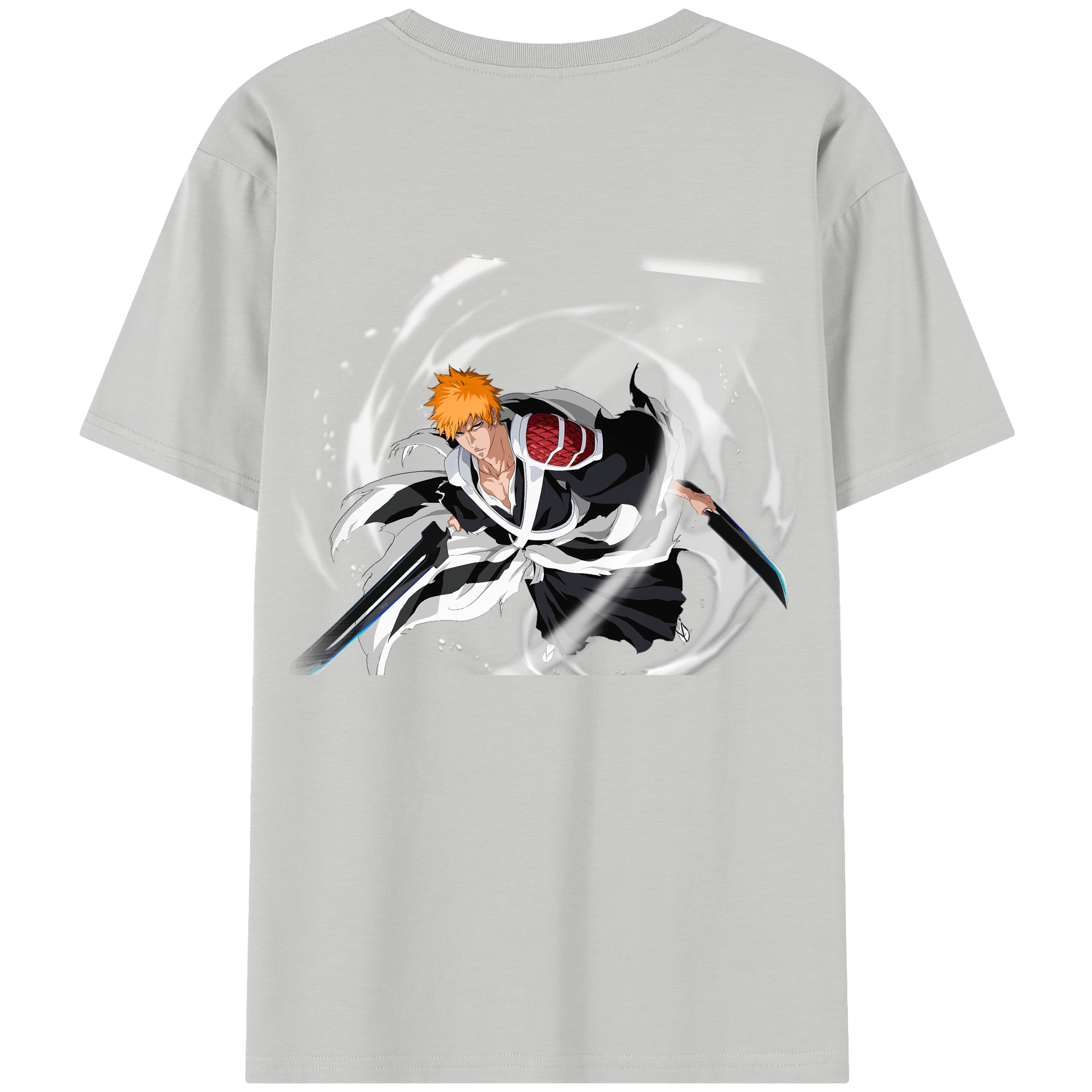 （画像用） ブリーチ 黒崎一護（くろさき いちご）BLEACH Kurosaki Ichigo レディース半袖Tシャツ(バックプリント)