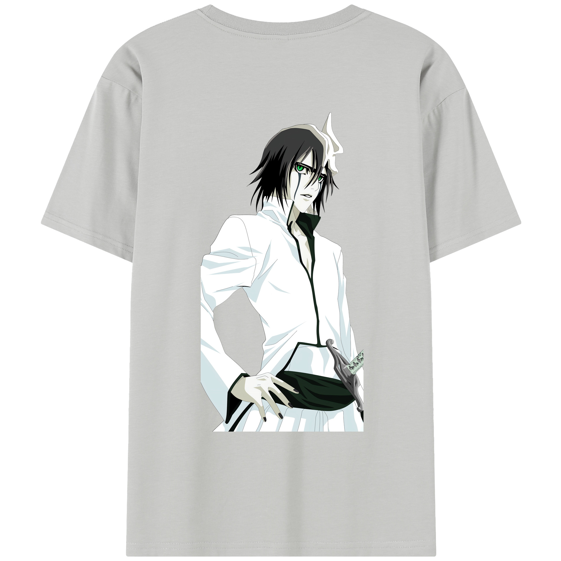 （画像用） ブリーチ ウルキオラ·シファー BLEACH Ulquiorra cifer レディース半袖Tシャツ(バックプリント)