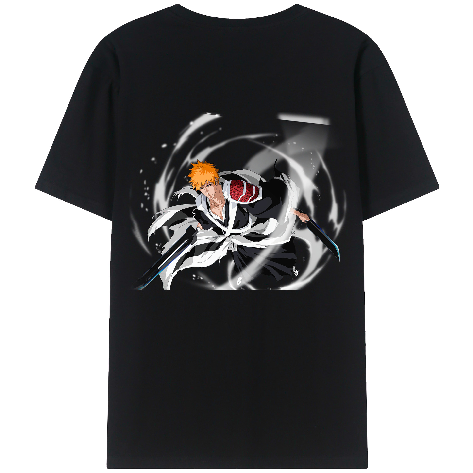 （画像用） ブリーチ 黒崎一護（くろさき いちご）BLEACH Kurosaki Ichigo レディース半袖Tシャツ(バックプリント)